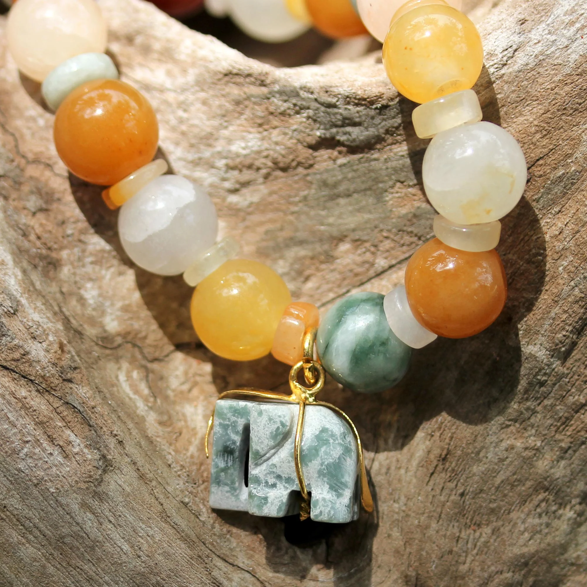 Elephant Remembrance Beaded Bracelet - Image 3