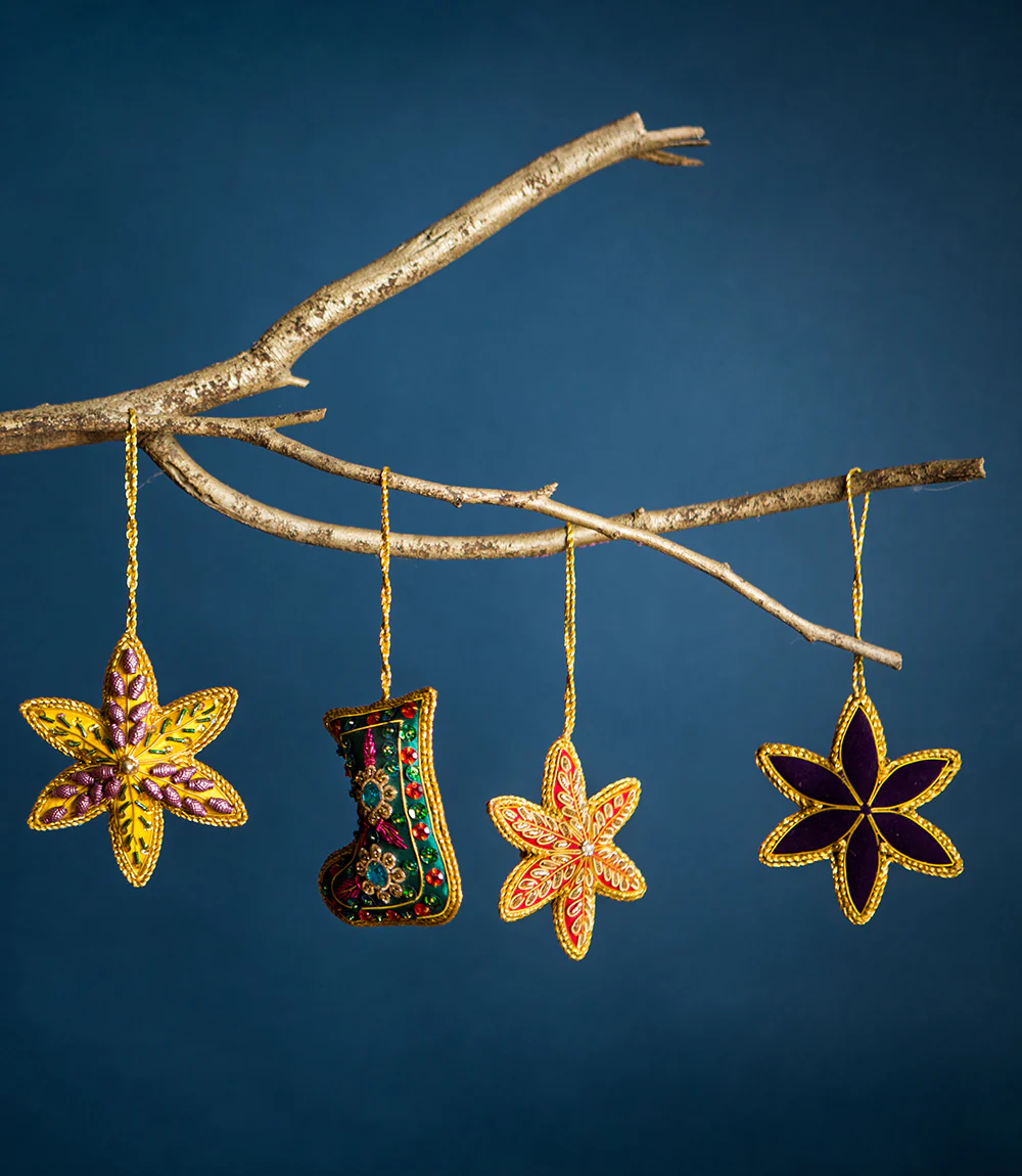 Embellished Flower Ornament - Image 2