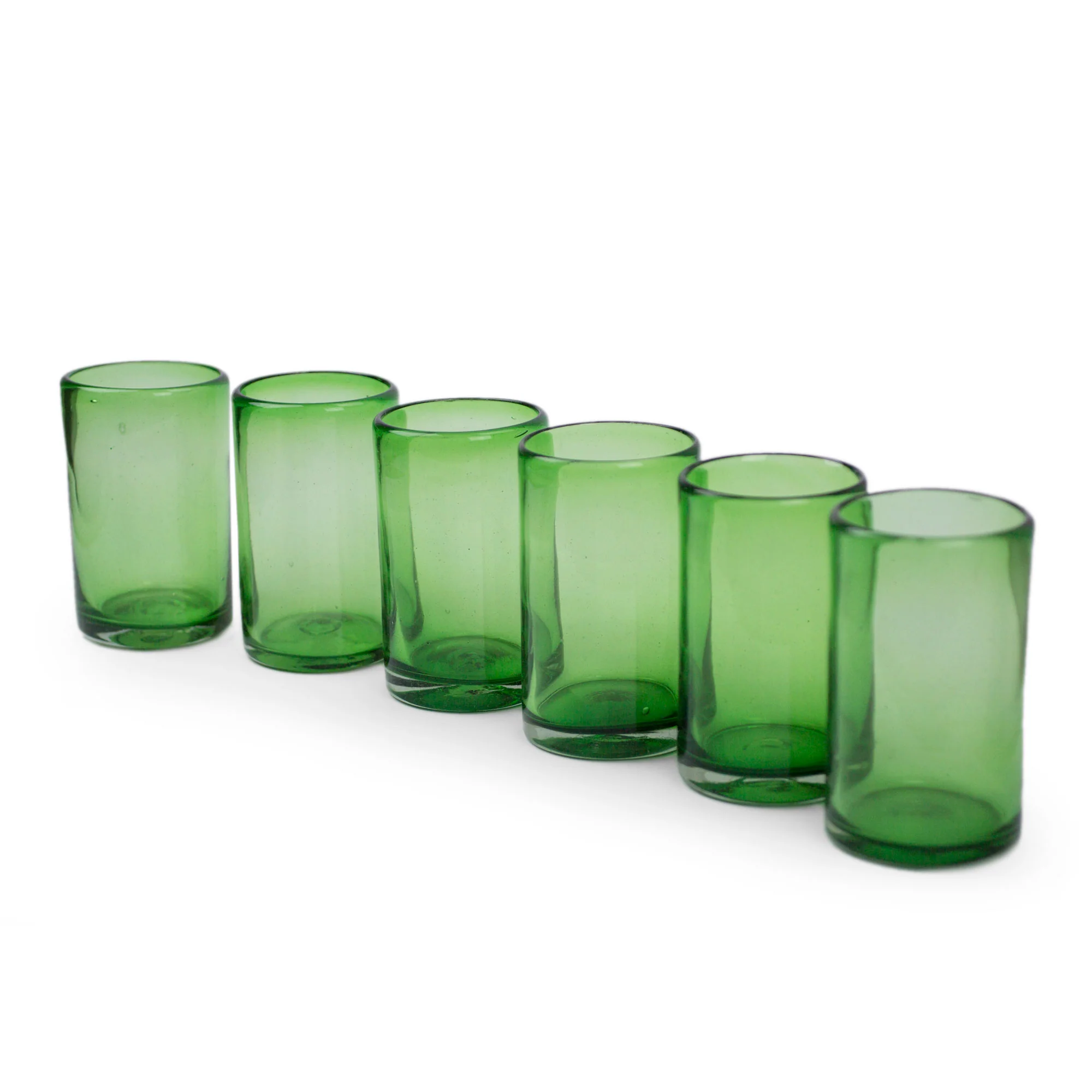 Emerald Green Glass Cocktail Drinkware - Image 3