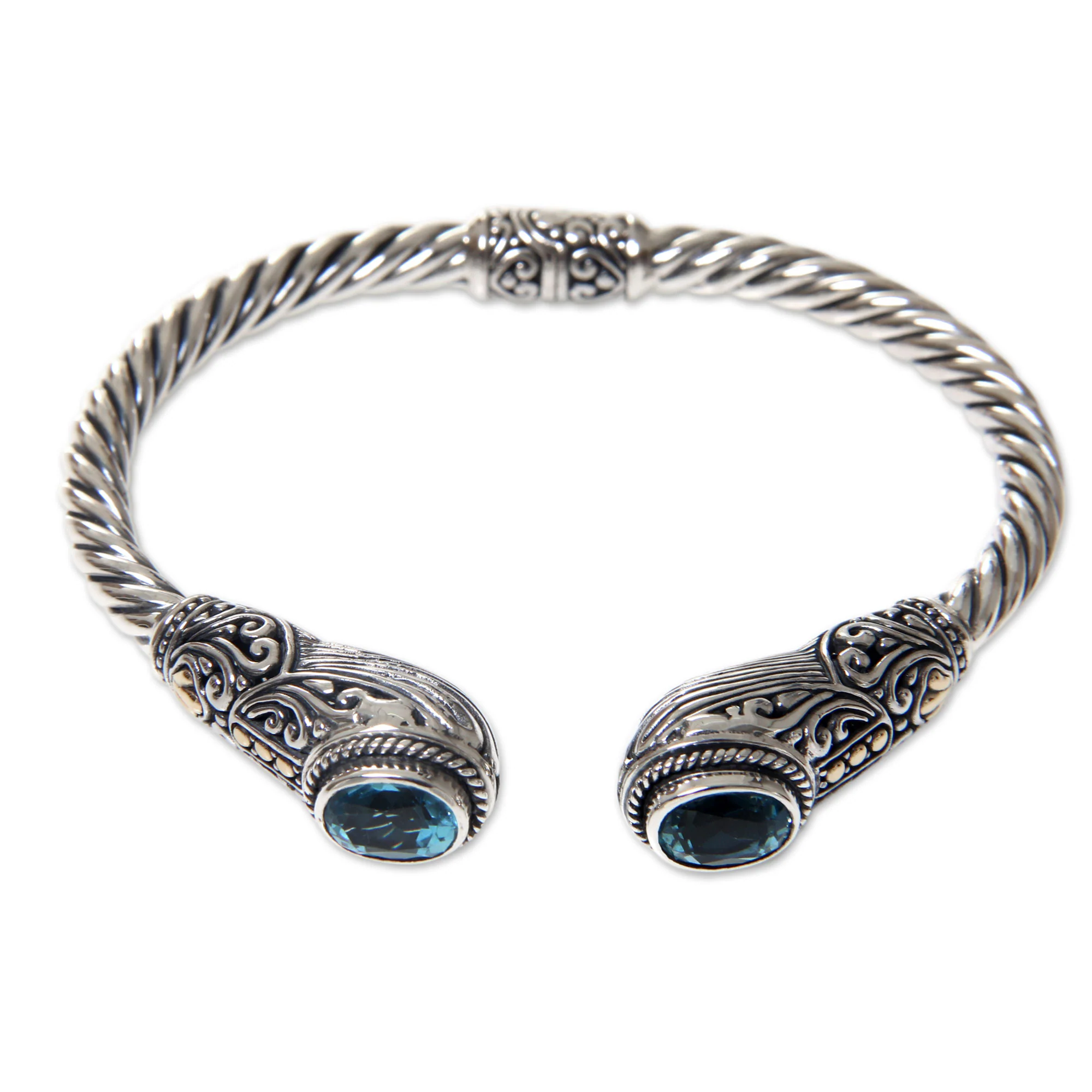 Empress of Gelgel Blue Topaz Bracelet - Image 2