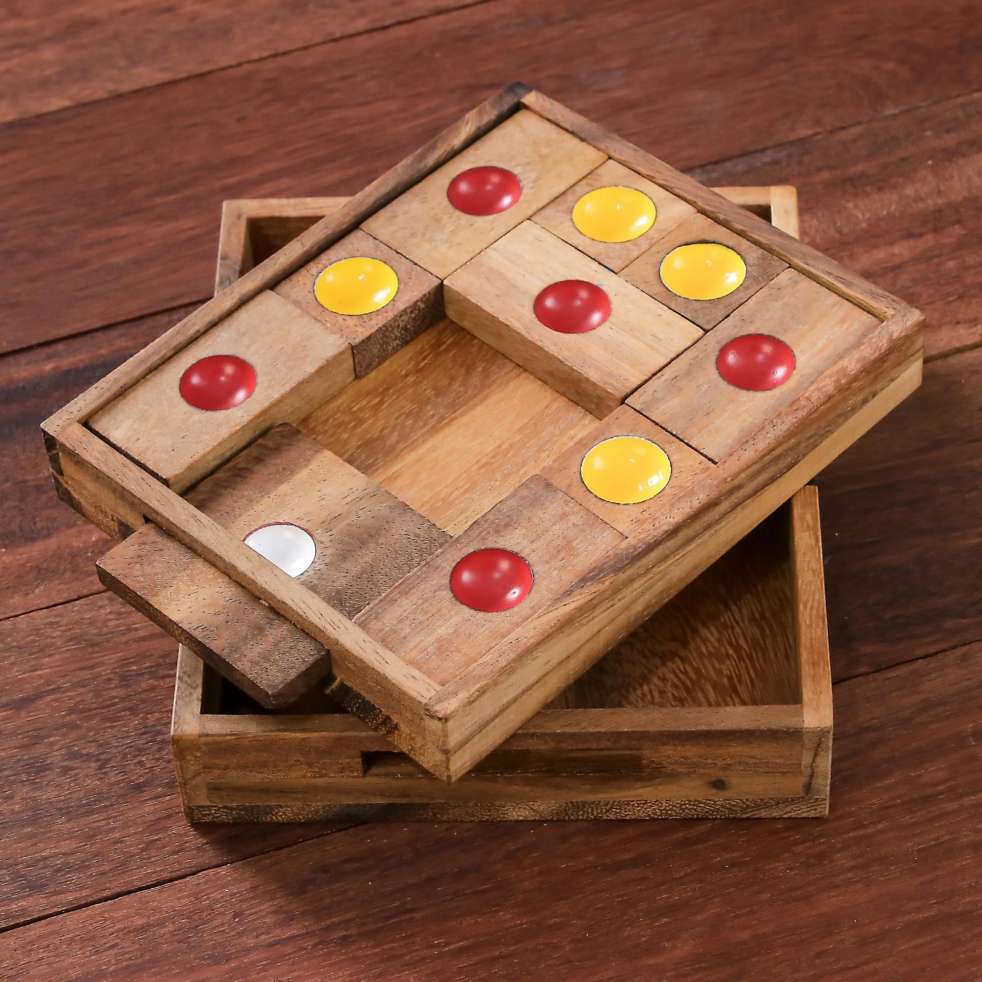 Escape Handmade Rain Tree Wood Puzzle from Thailand - Image 3