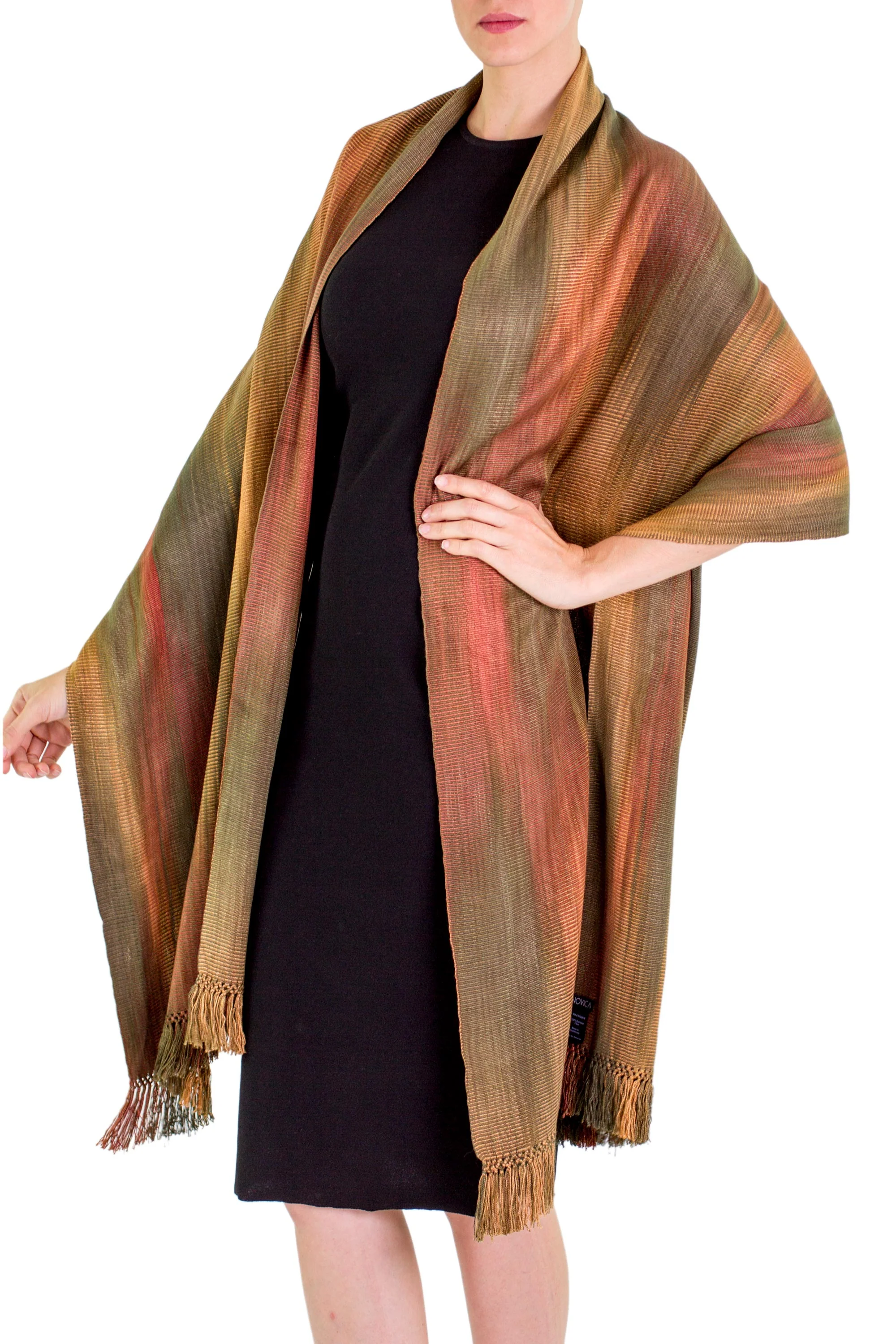 Eternal Earth Allure Bamboo Shawl - Image 3