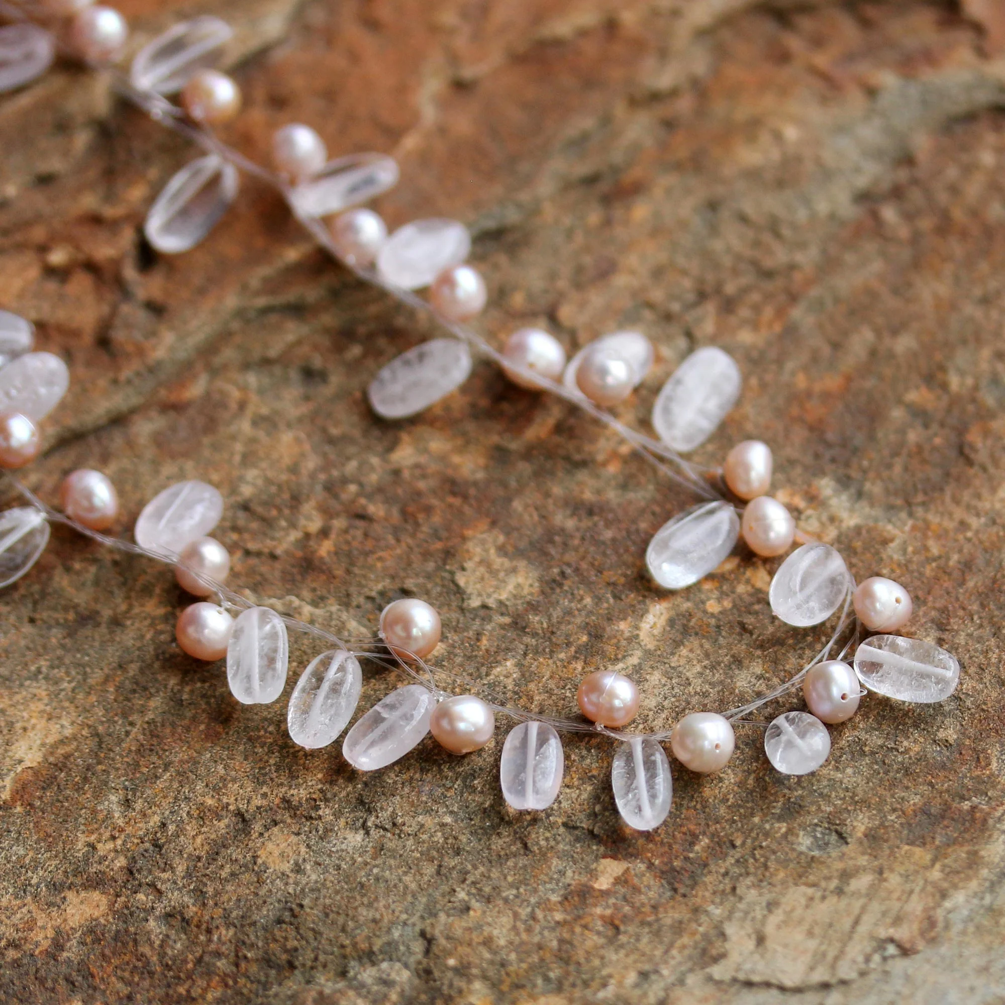 Ethereal Pearl Beaded Necklace - Image 4