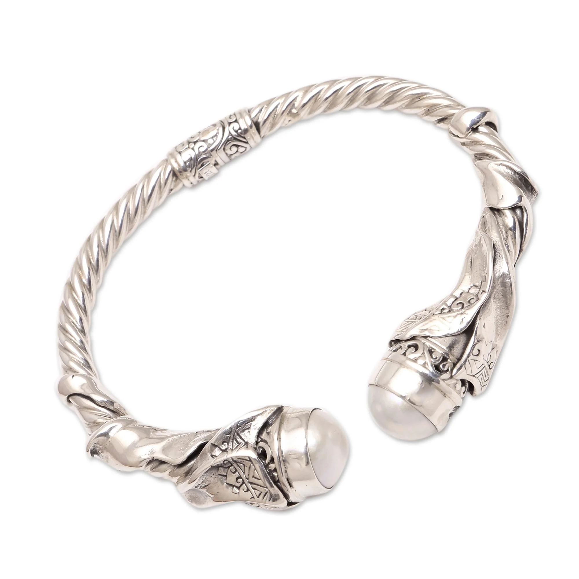 Ethnic Glow Sterling Silver Bracelet - Image 3