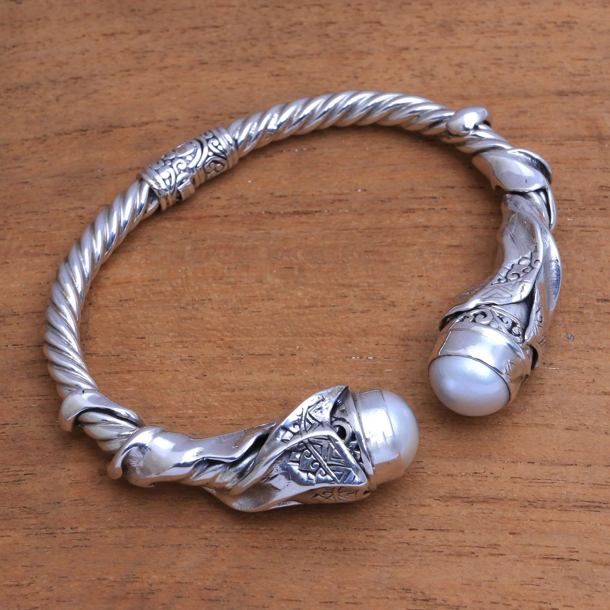 Ethnic Glow Sterling Silver Bracelet - Image 5