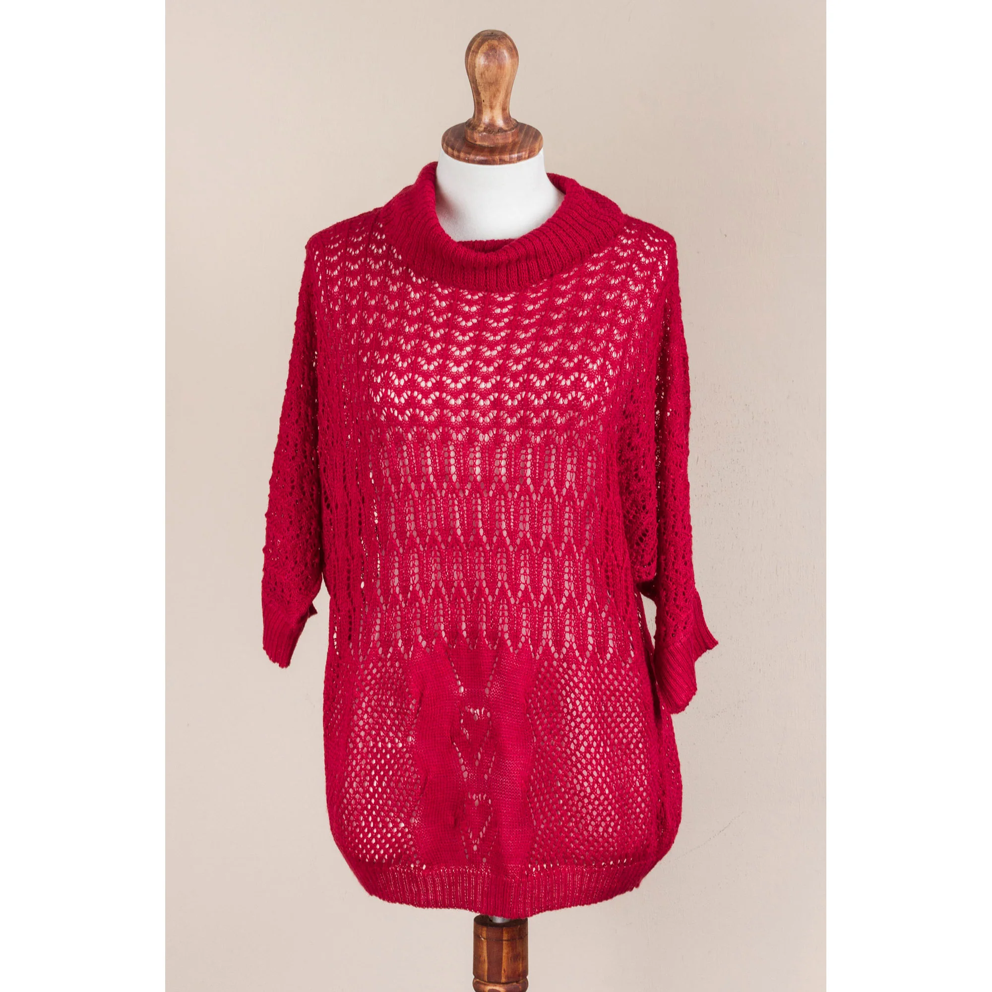 Evening Flight Alpaca Pullover Sweater - Image 4