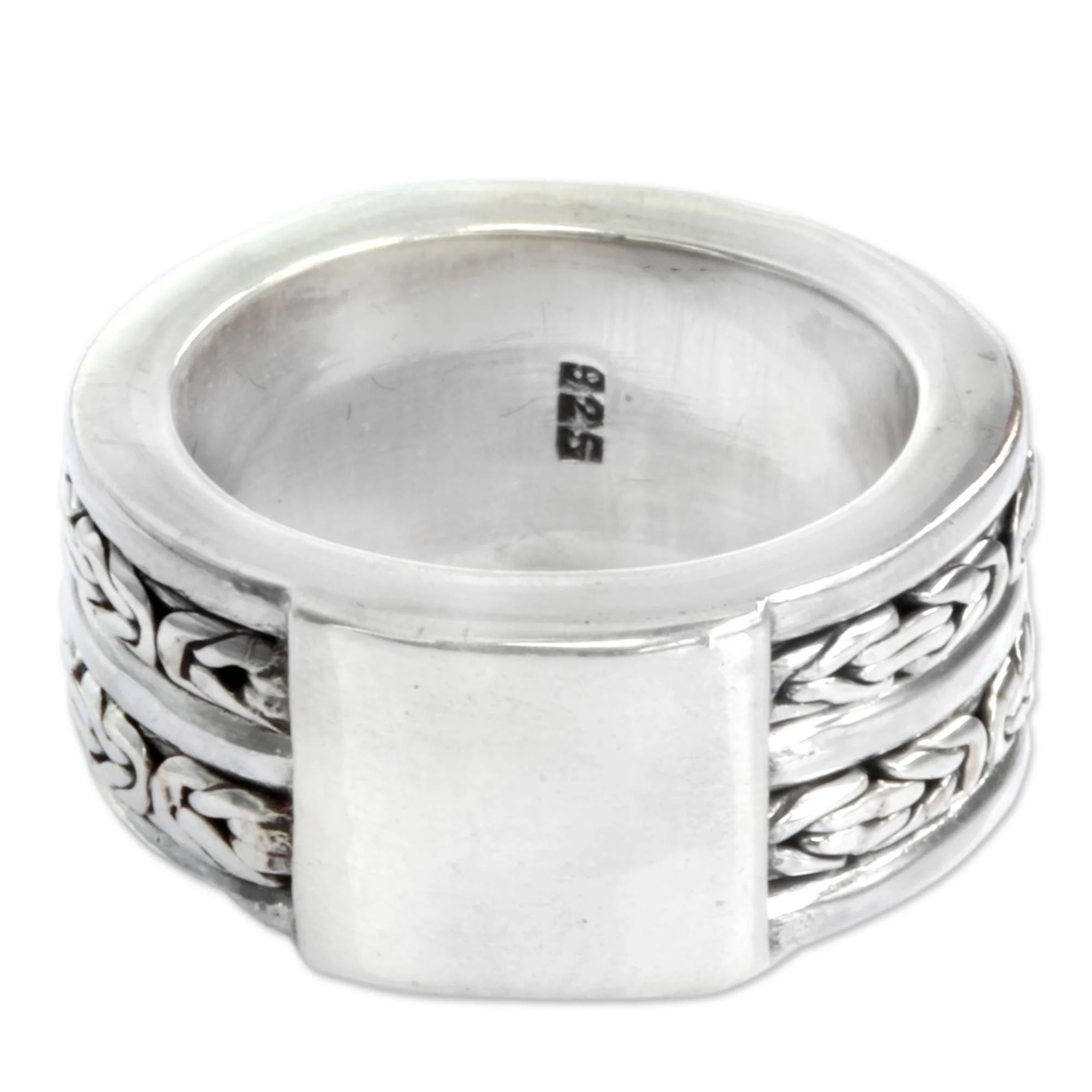 Excellence Sterling Silver Band Ring - Image 2