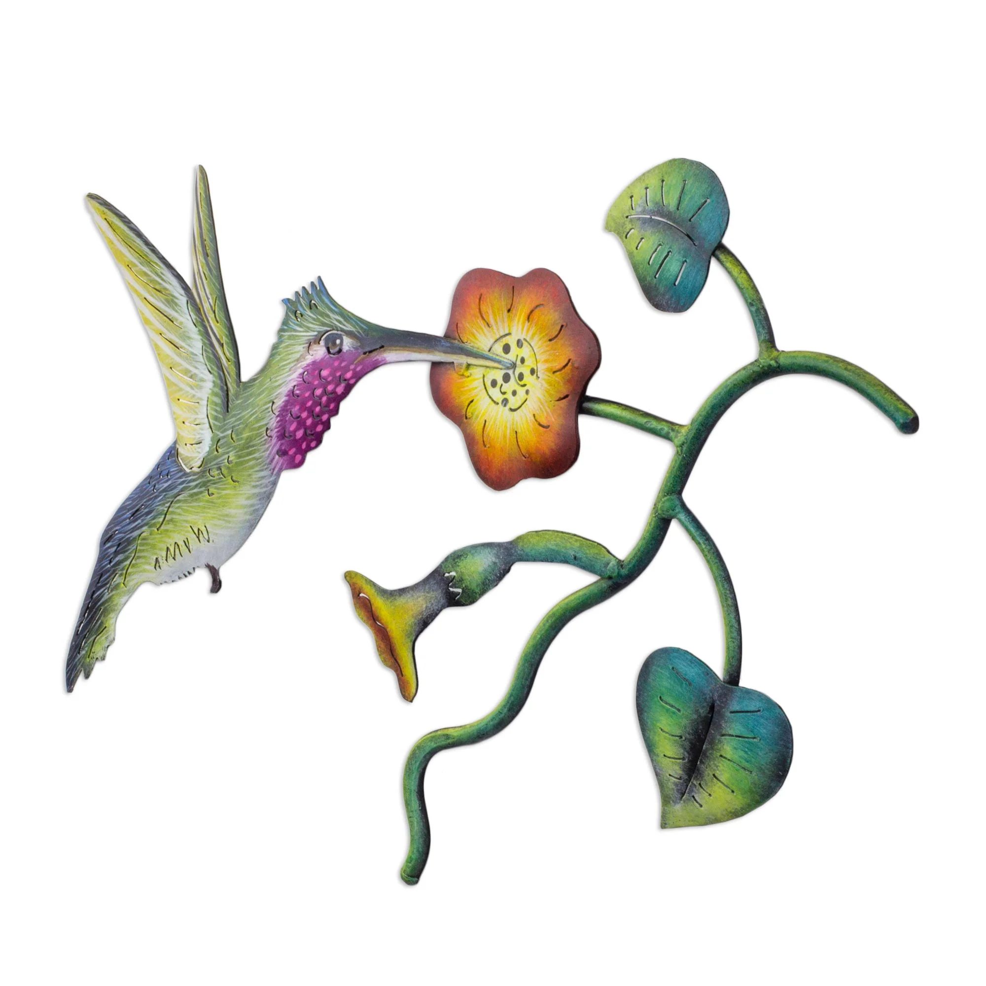 Exotic Nectar In Yellow Wall Mural - Image 3