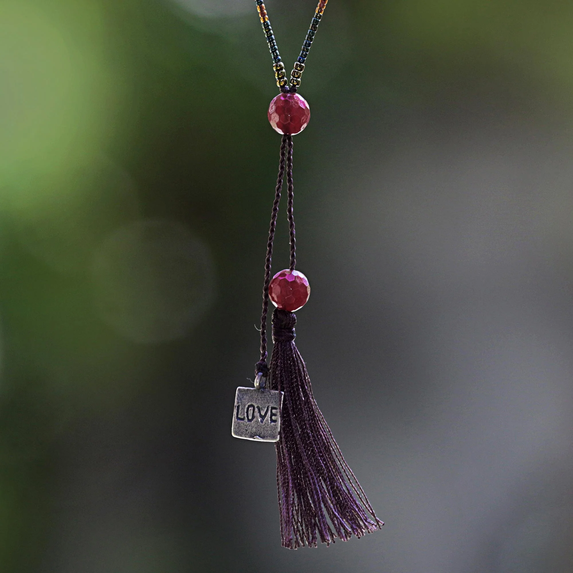 Exotic Romance Hand Crafted Carnelian Beaded Necklace from Indonesia - Image 3