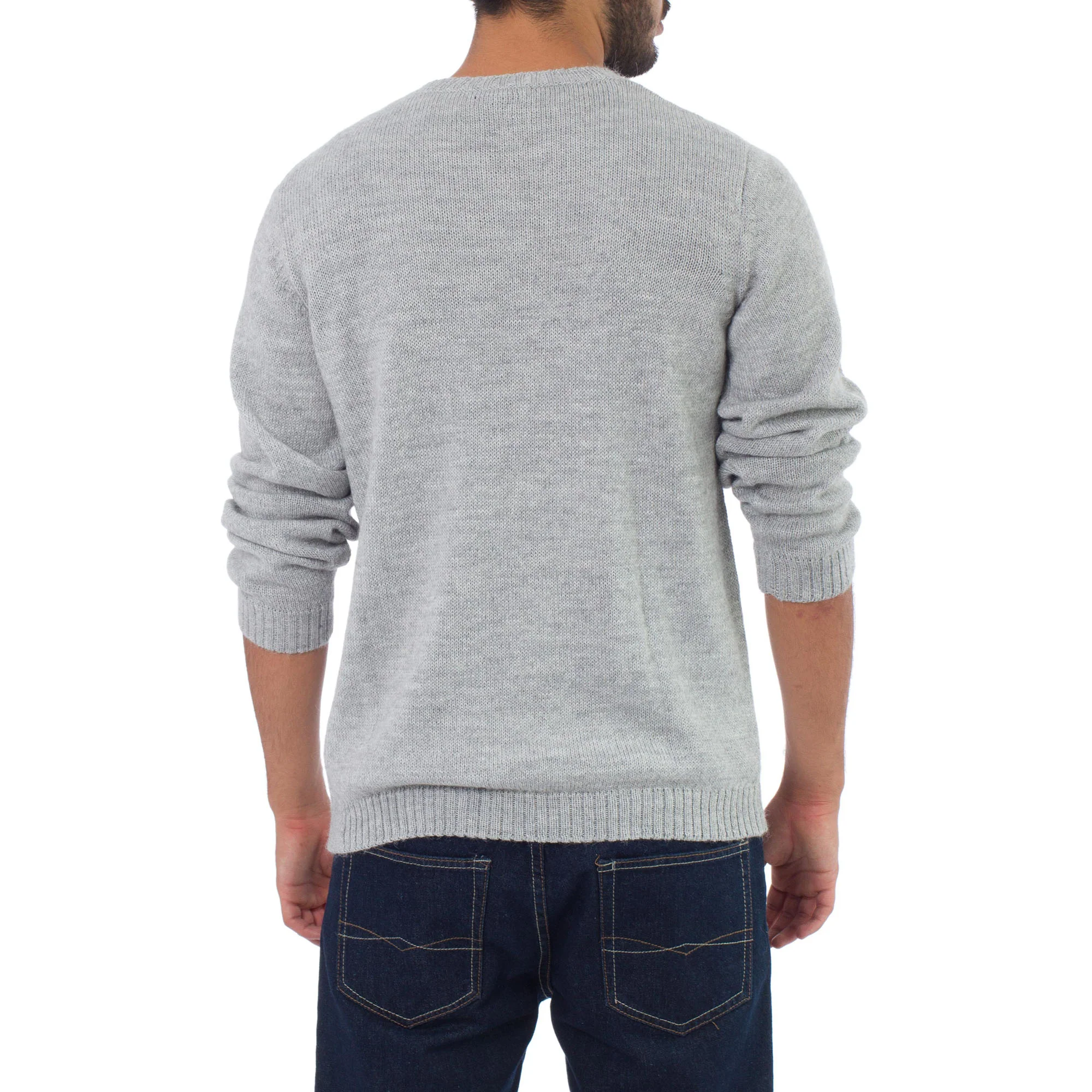 Favorite Memories Men's Gray Sweater - Image 3