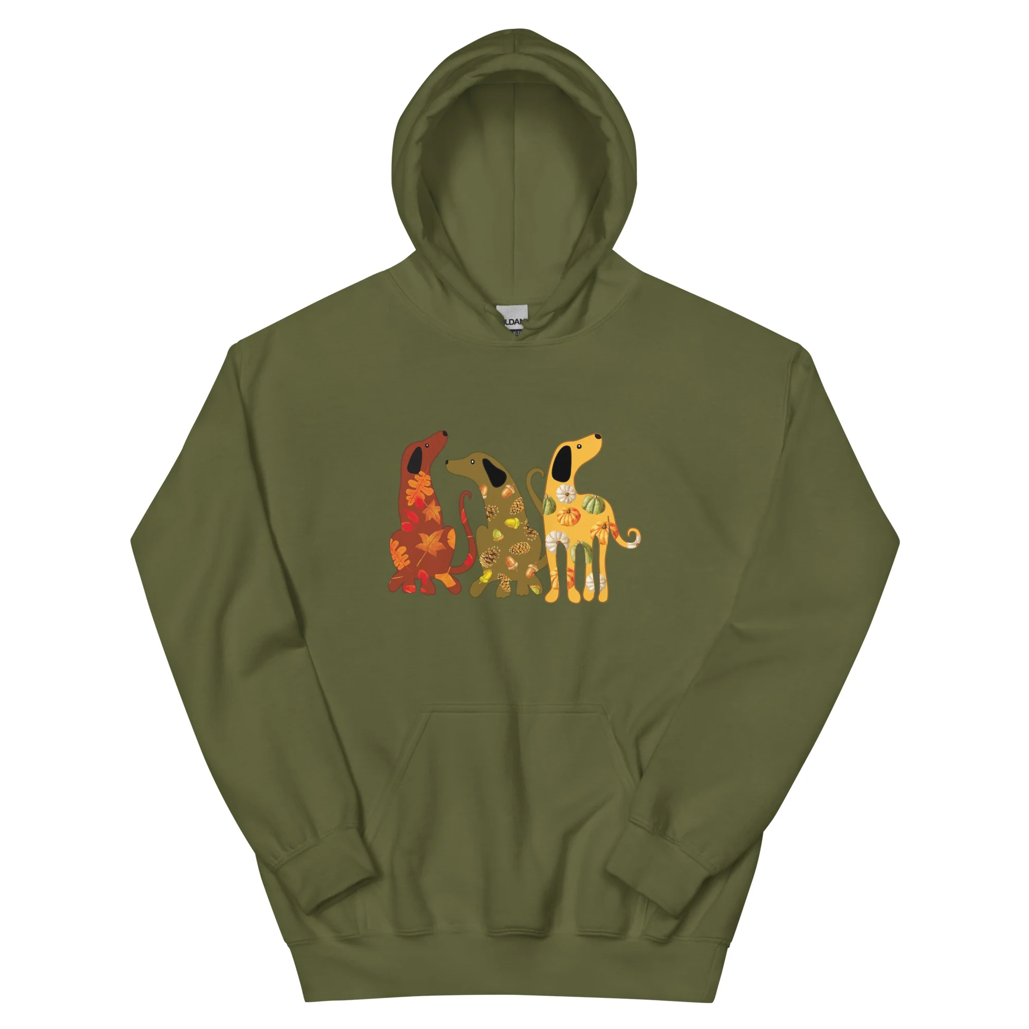 Festive Fall Dogs Hoodie - Image 5
