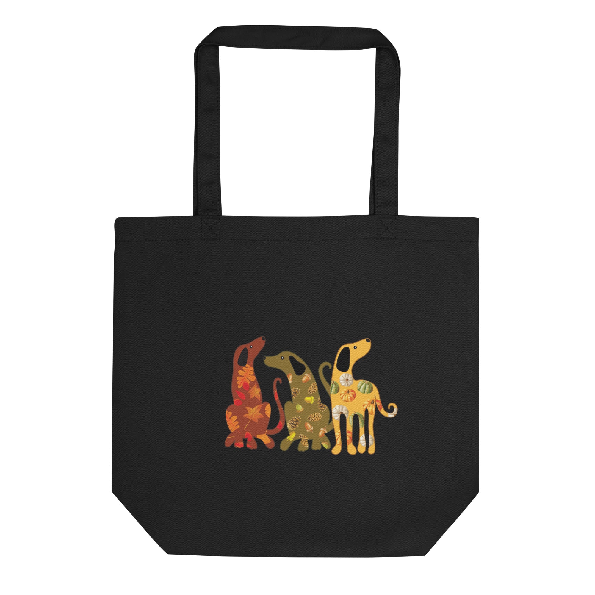 Festive Fall Dogs Tote Bag - Image 2