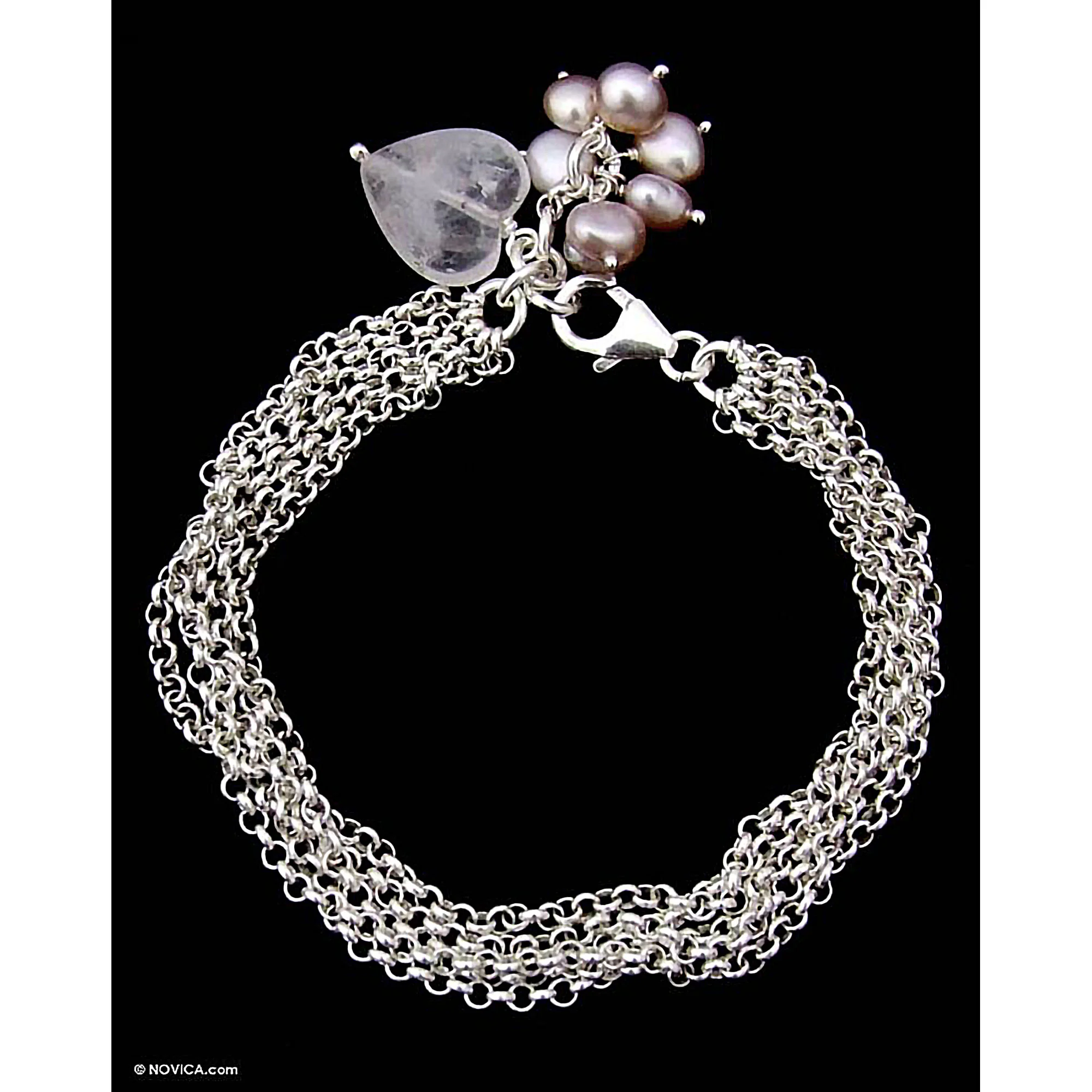Field of Love Sterling Silver Bracelet - Image 2