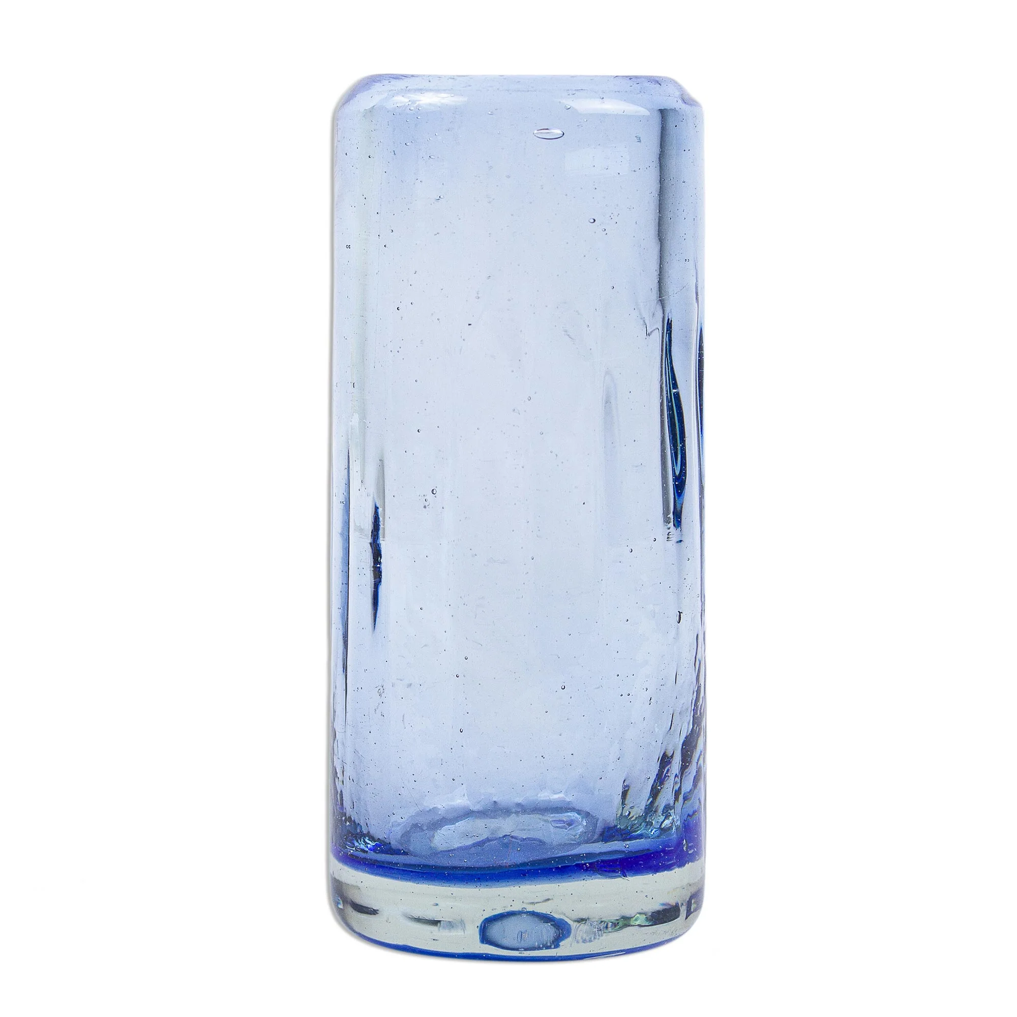 Fiesta Azul Blue Blown Glass Shot Glasses from Mexico (Set of 6) - Image 5