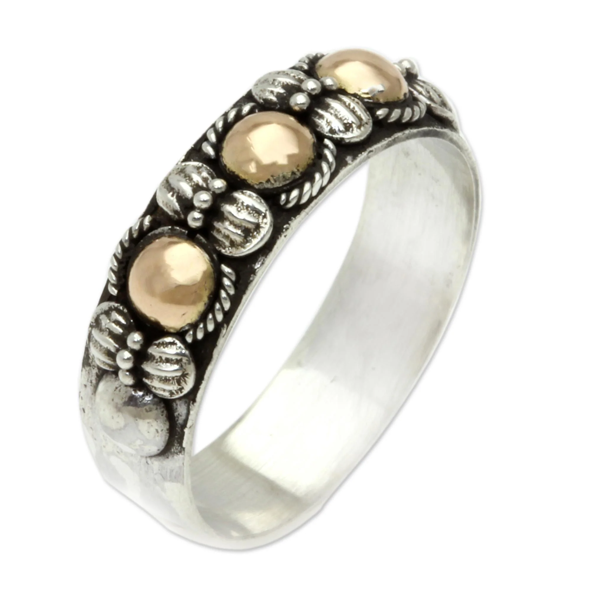 Five Moons Sterling Silver Ring - Image 3