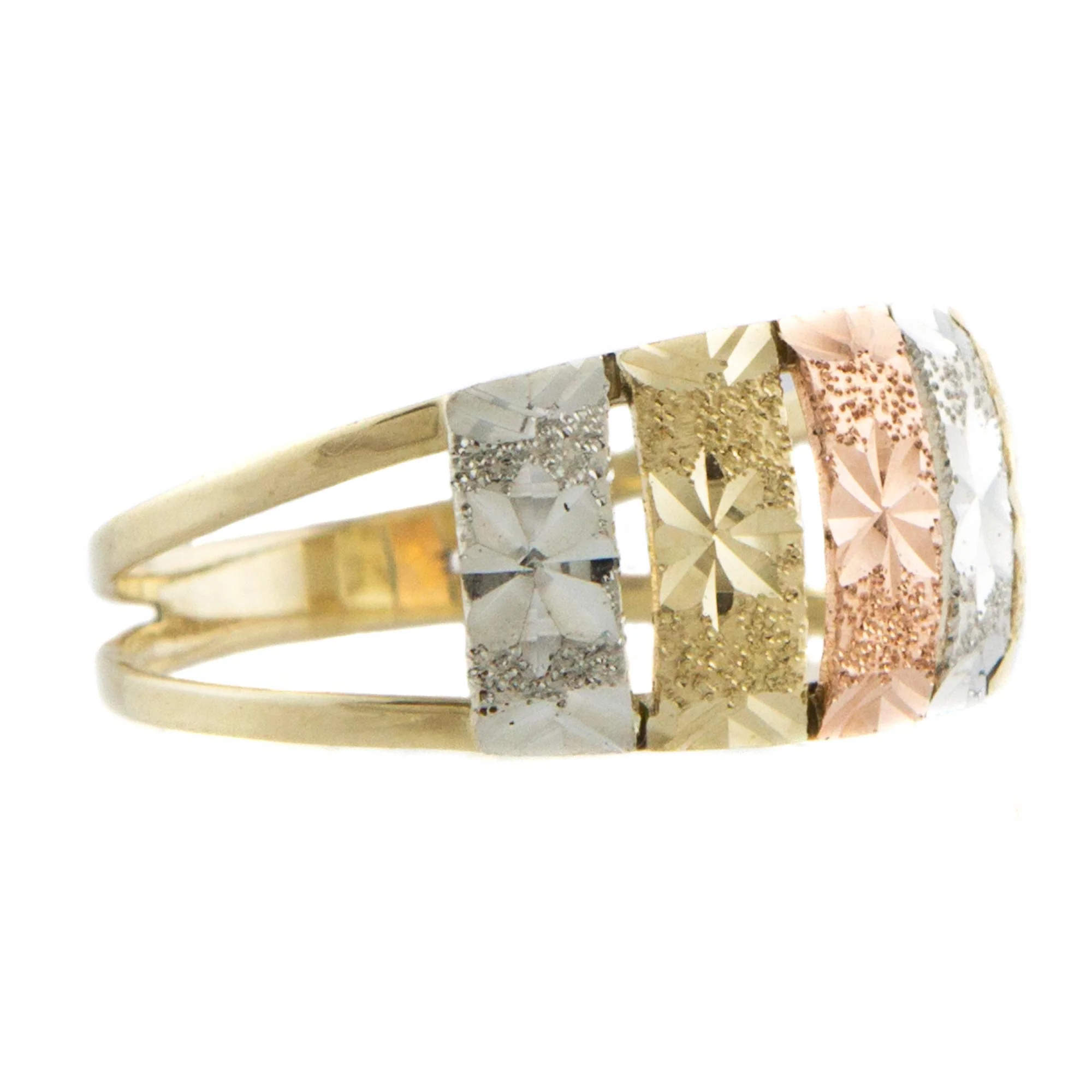 Floral Horizon Gold Cocktail Ring - Image 5