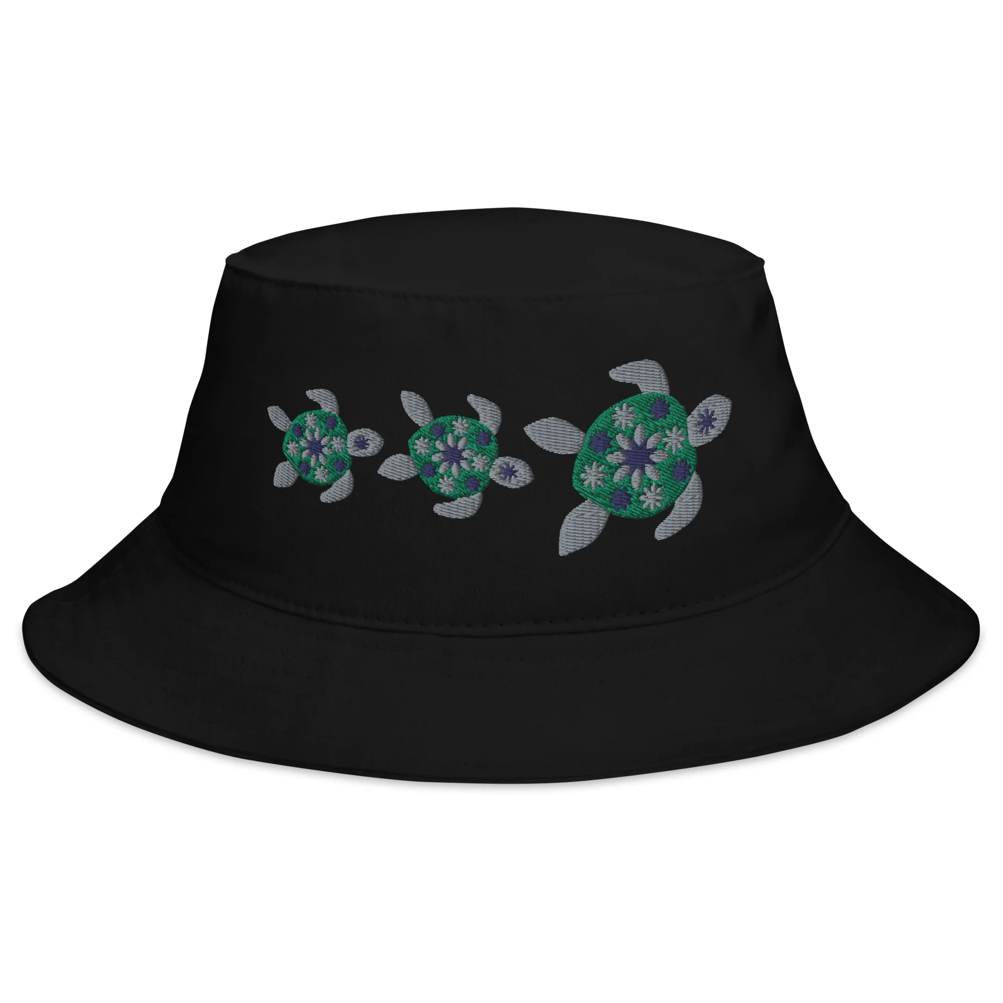 Flower Sea Turtles Bucket Hat - Image 3