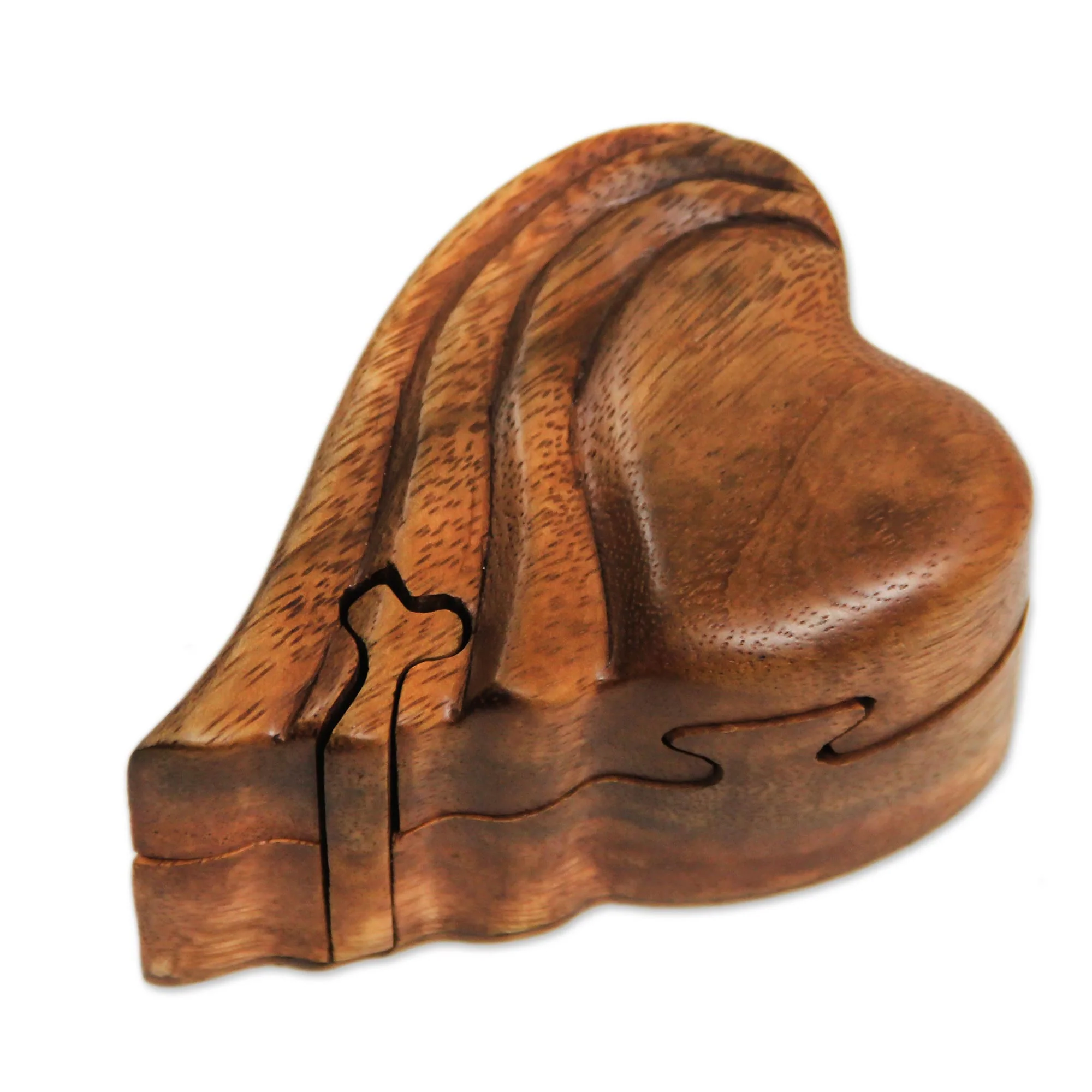 Flying Heart Heart-shaped Wood Puzzle Box - Image 4