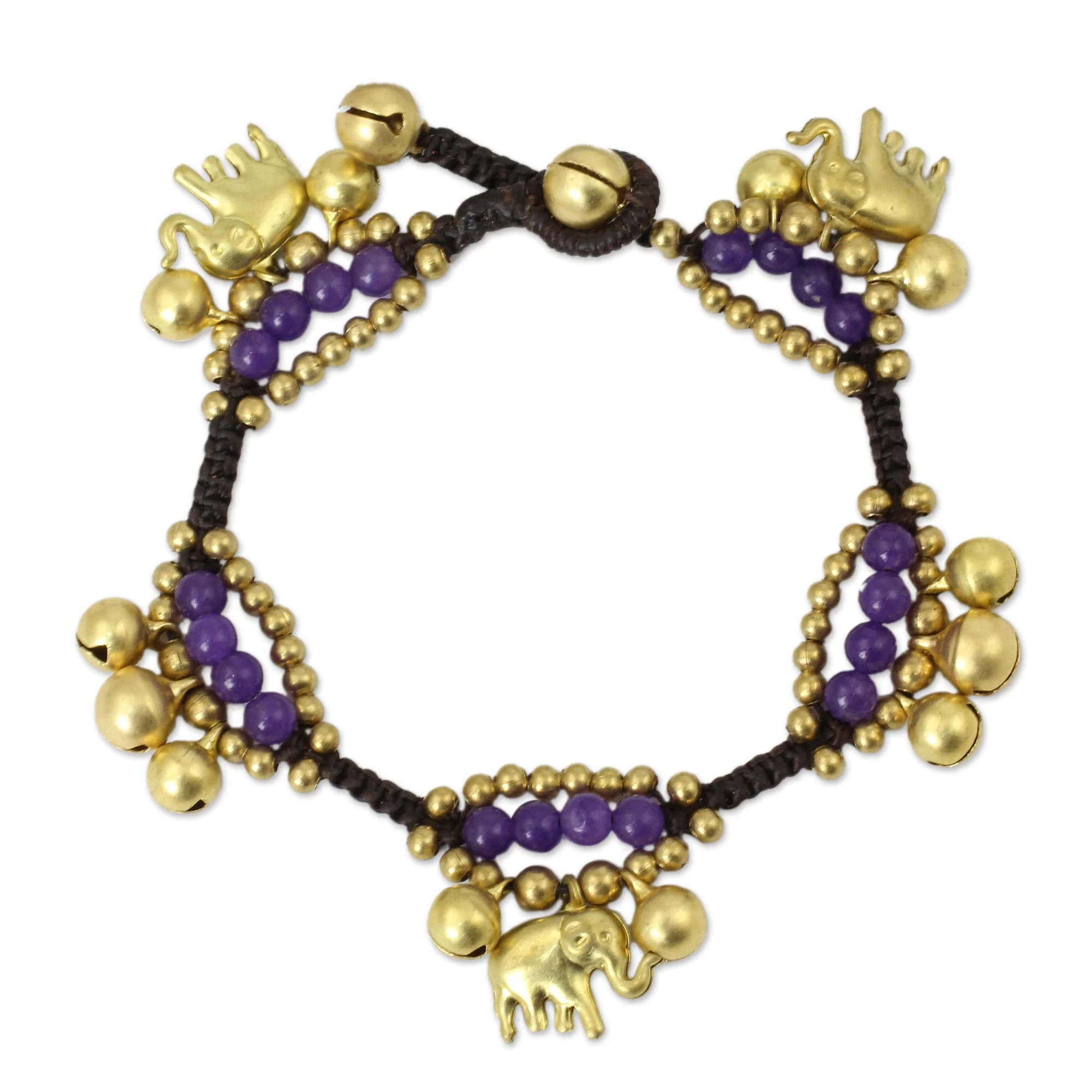 Fortune's Melody Brass Beaded Bracelet - Image 2