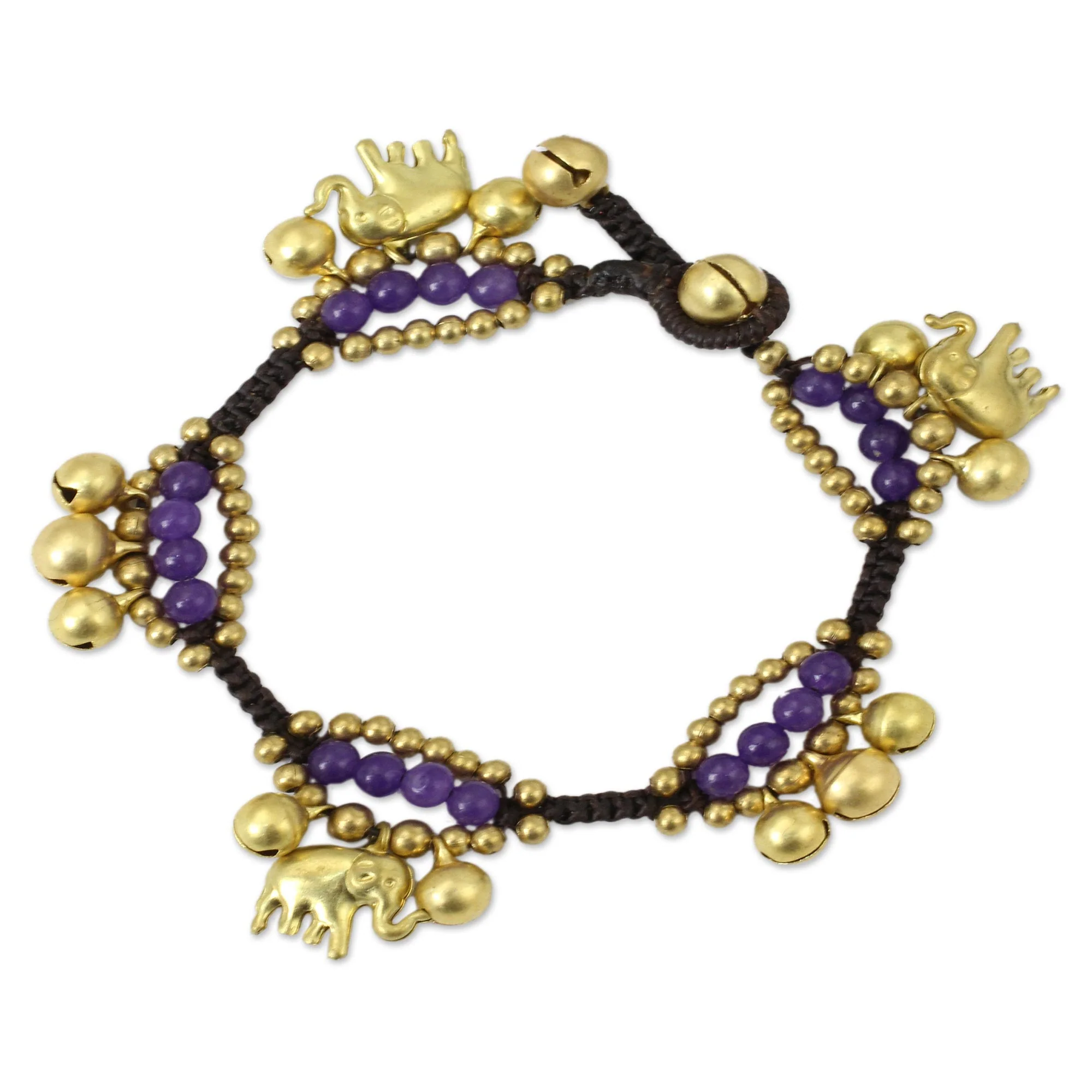 Fortune's Melody Brass Beaded Bracelet - Image 3