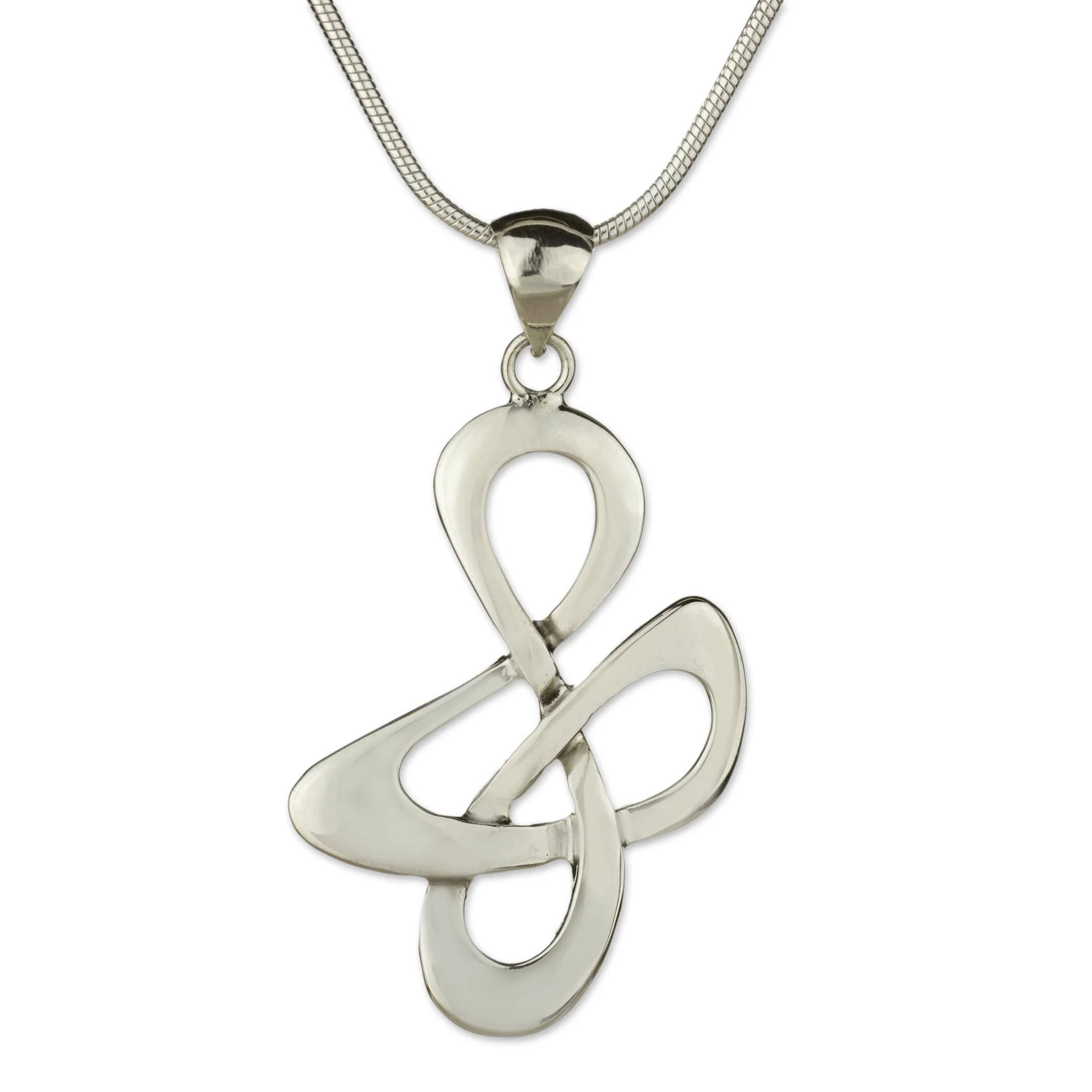 Freedom Song Fair Trade Sterling Silver Modern Necklace - Image 2