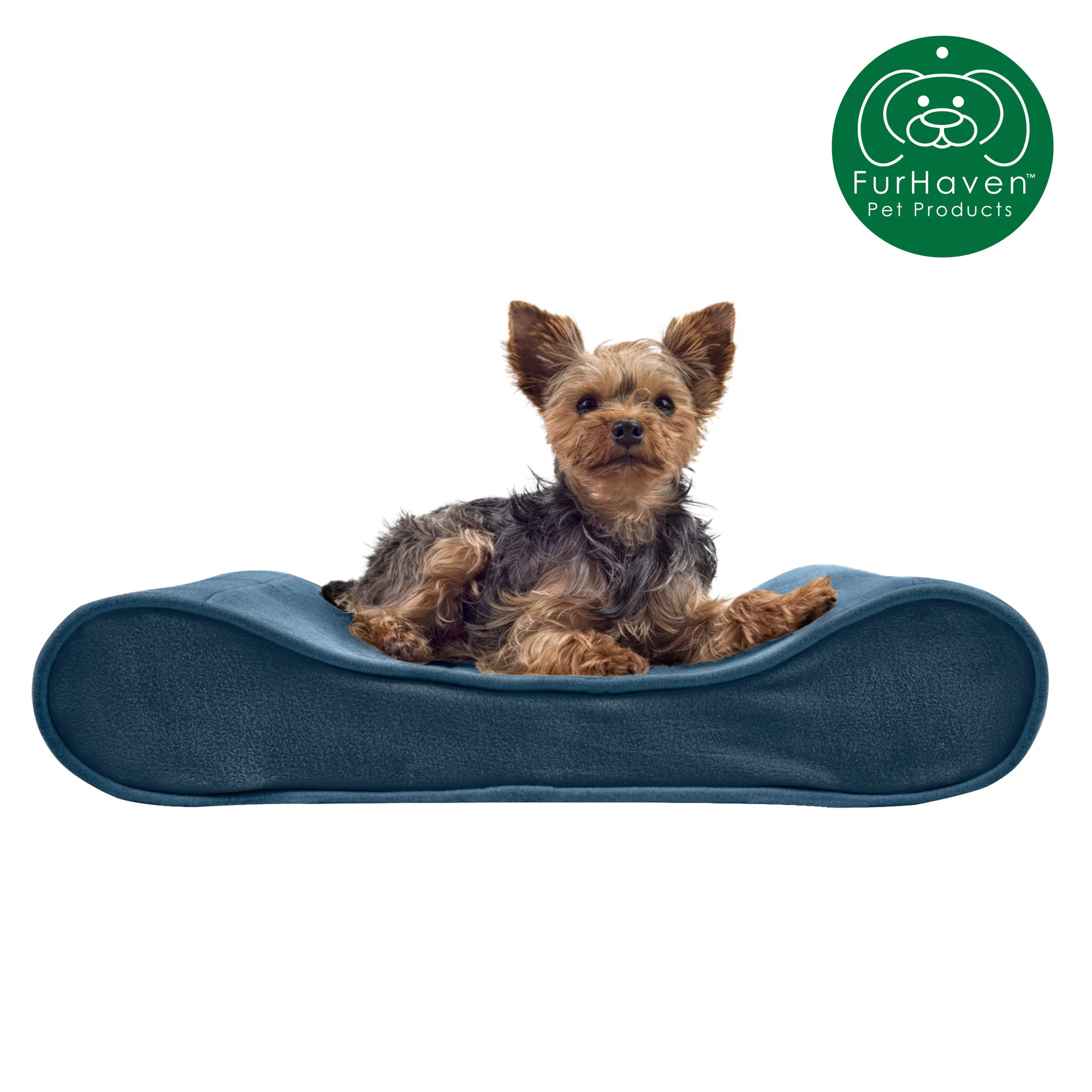 FurHaven Orthopedic Microvelvet Luxe Lounger Pet Bed - Image 17