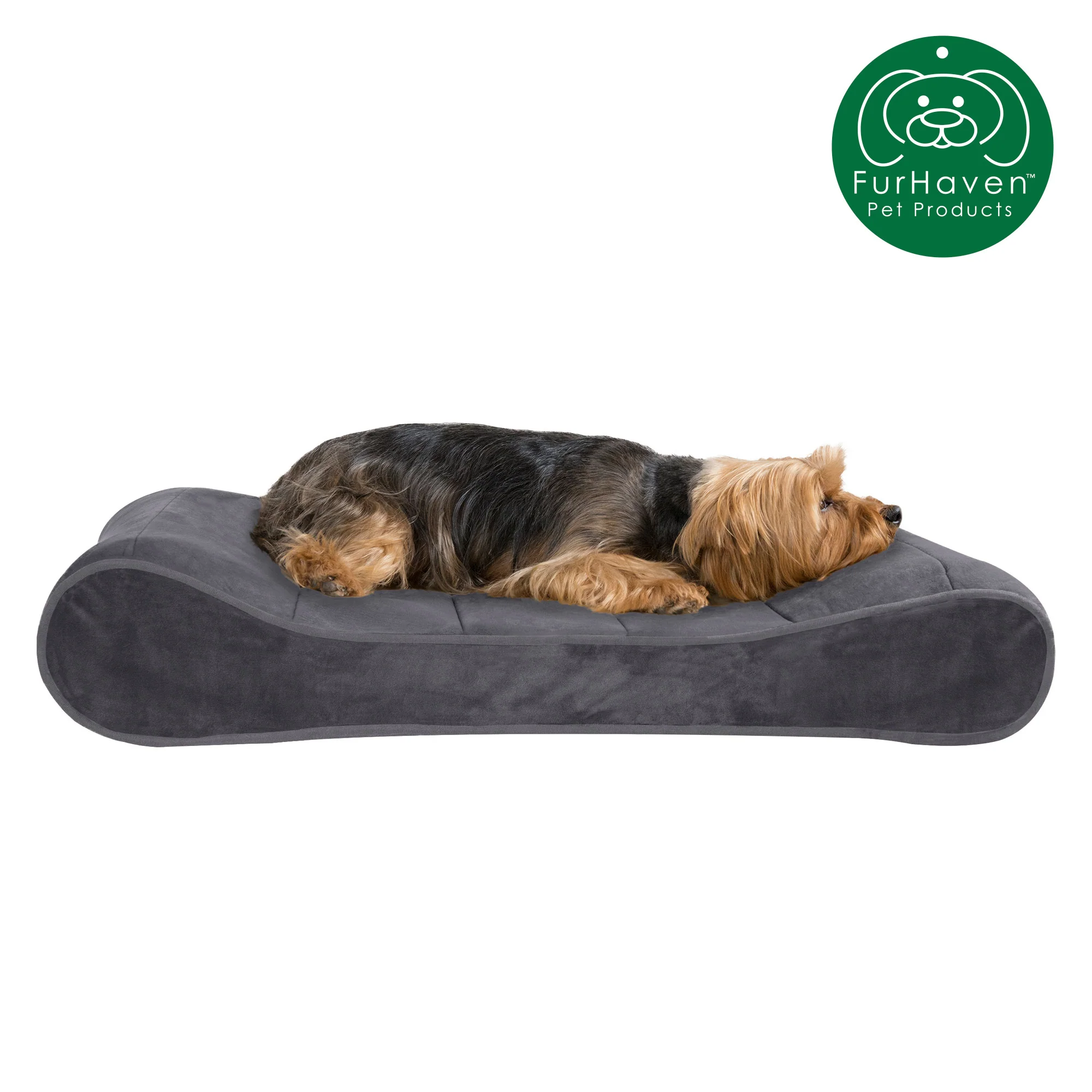 FurHaven Orthopedic Microvelvet Luxe Lounger Pet Bed - Image 24