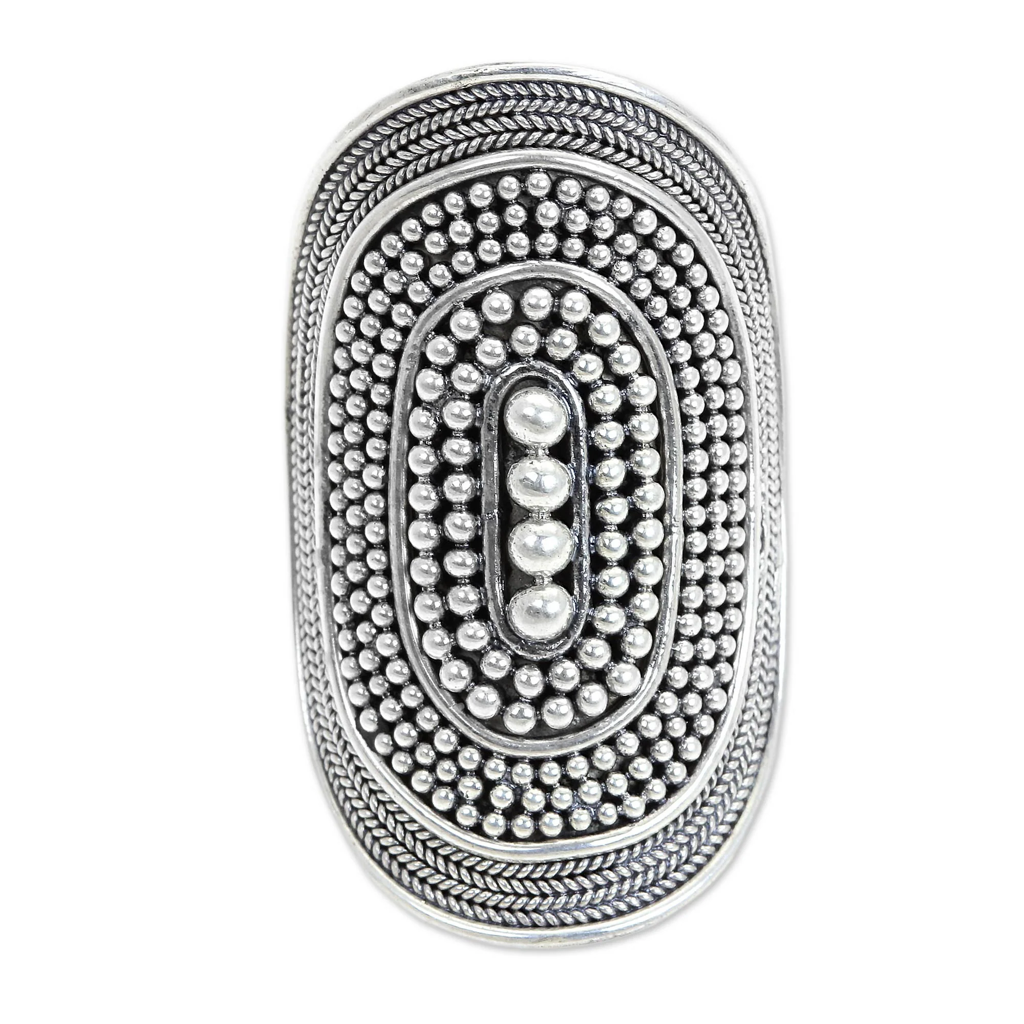 Galaxy Queen Sterling Silver Cocktail Ring - Image 2