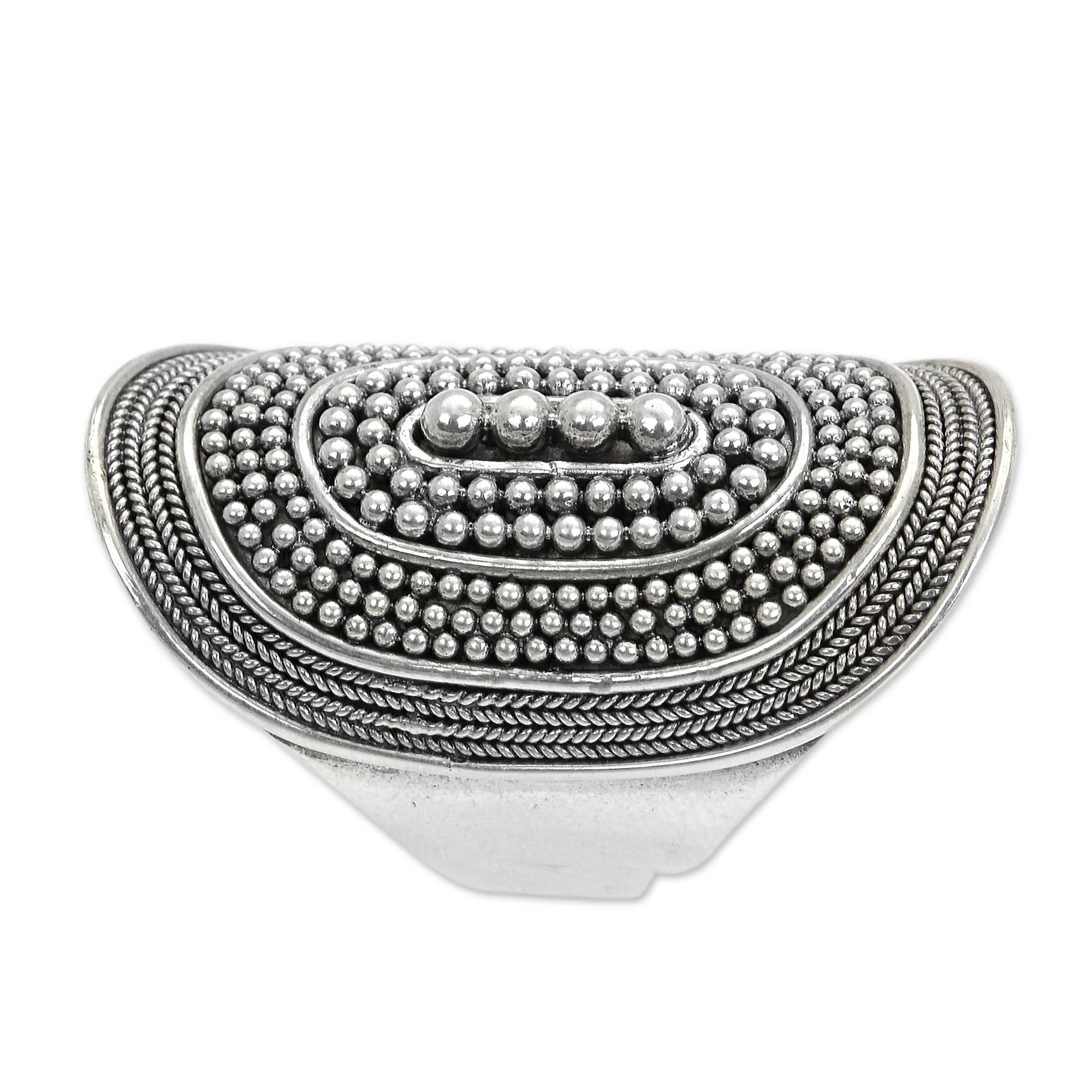Galaxy Queen Sterling Silver Cocktail Ring - Image 3