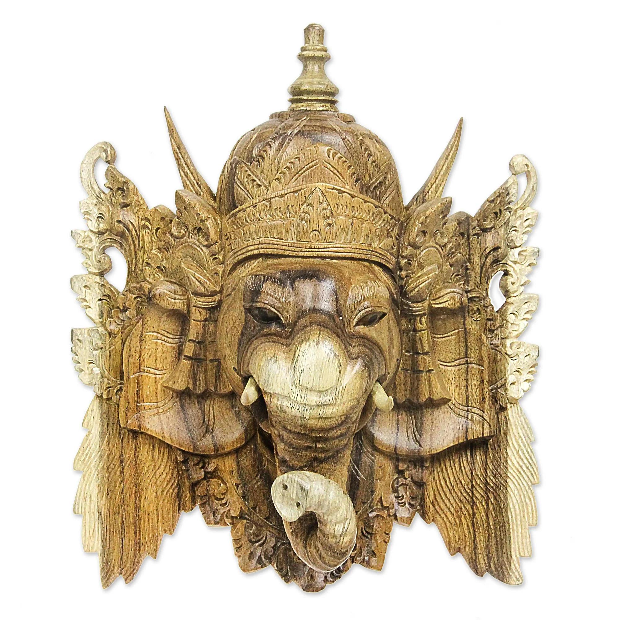 Ganesha, Bestower of Happiness Balinese Ganesha Mask - Image 2
