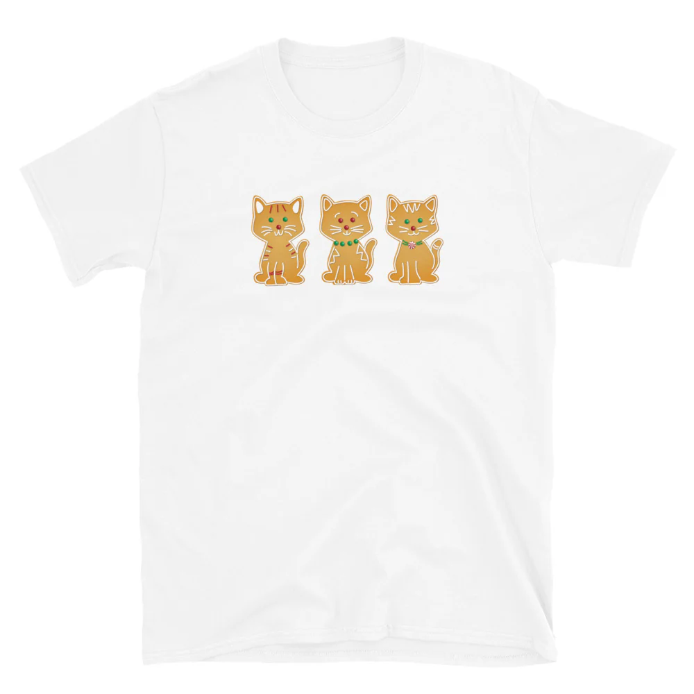 Gingerbread Cats T-Shirt - Image 2