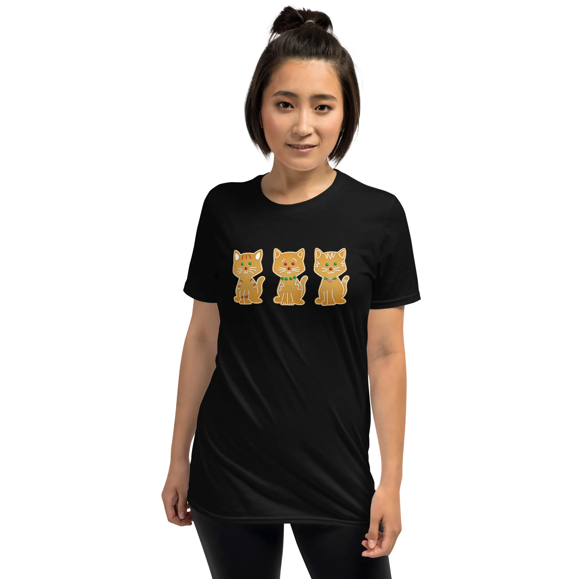 Gingerbread Cats T-Shirt - Image 3