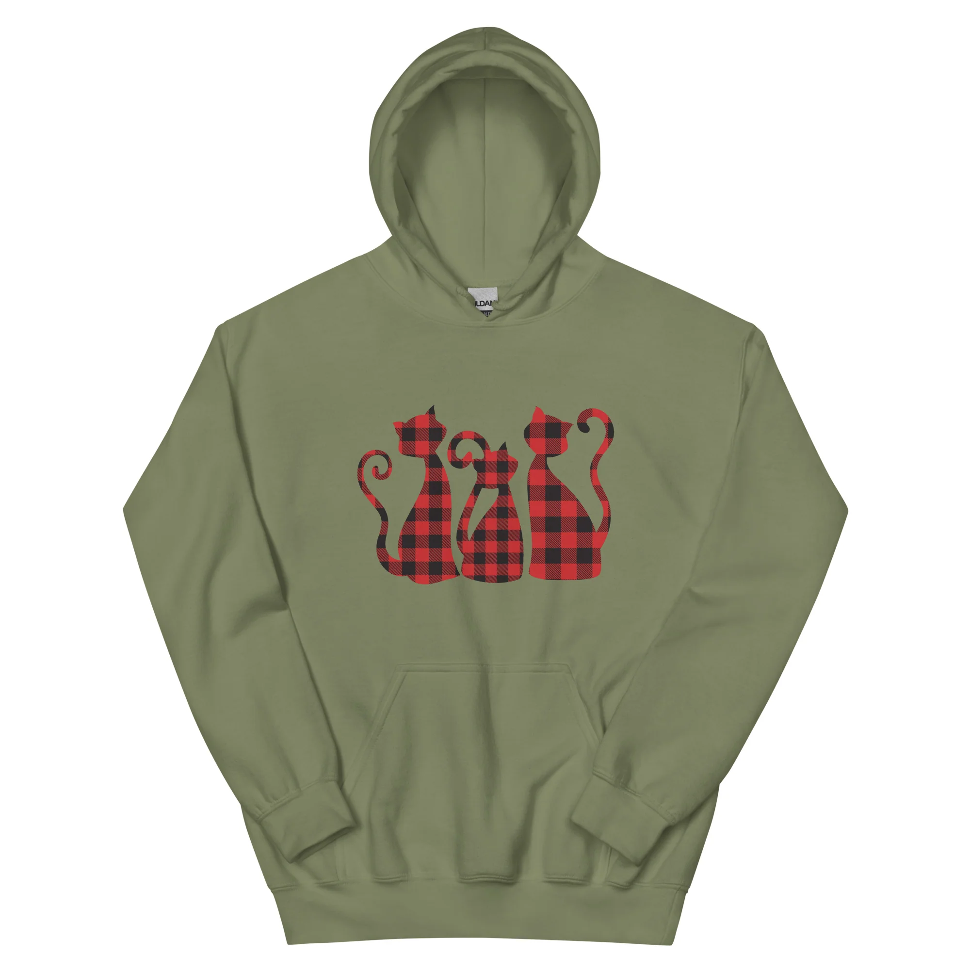 Gingham Cats Hoodie - Image 9
