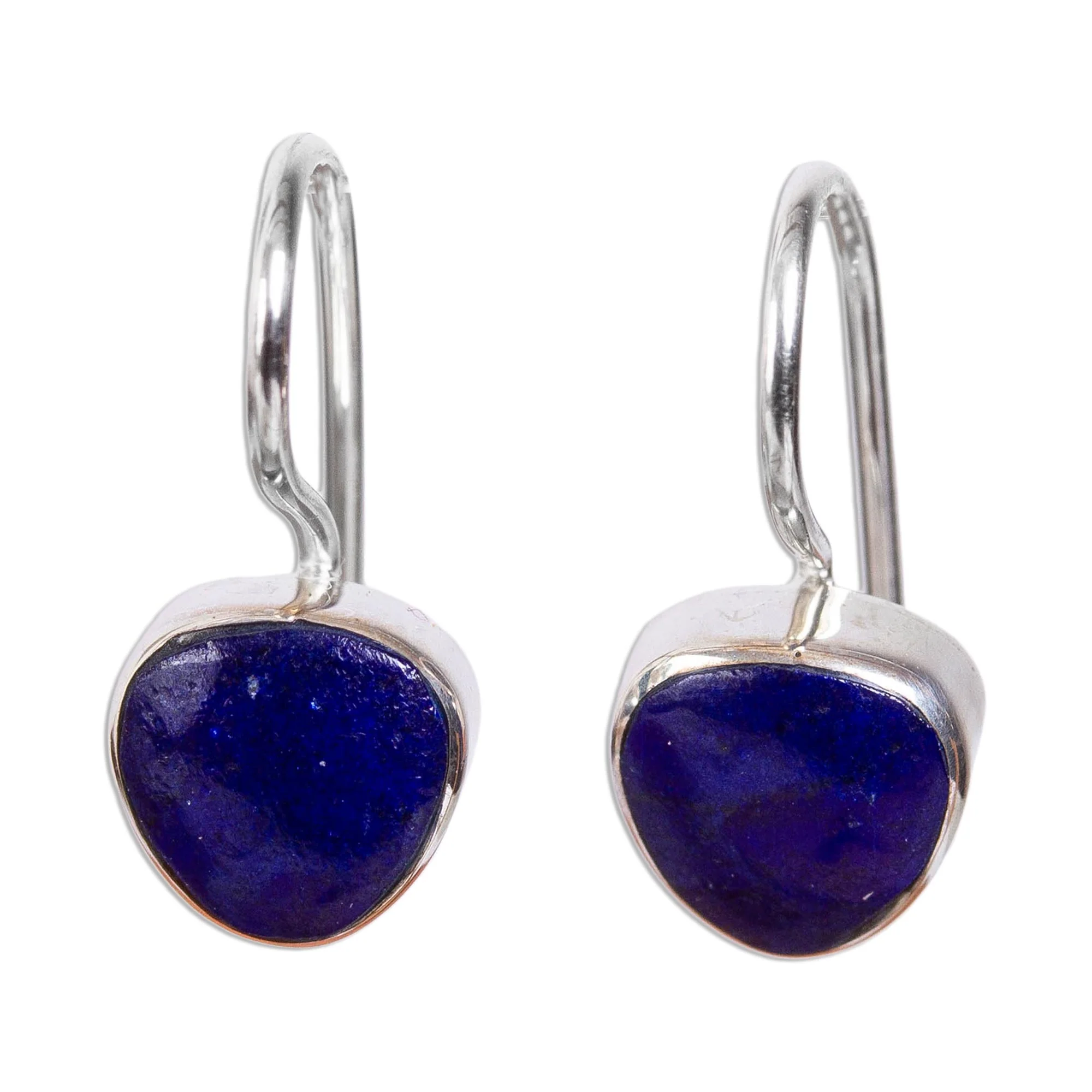 Gleaming Gems Taxco Lapis Lazuli Drop Earrings from Mexico - Image 2