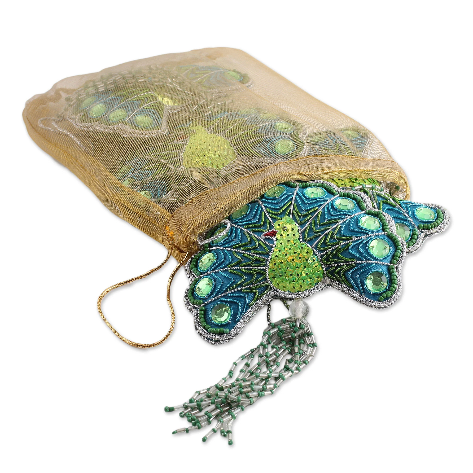 Glorious Peacocks Hanging Ornament - Image 4