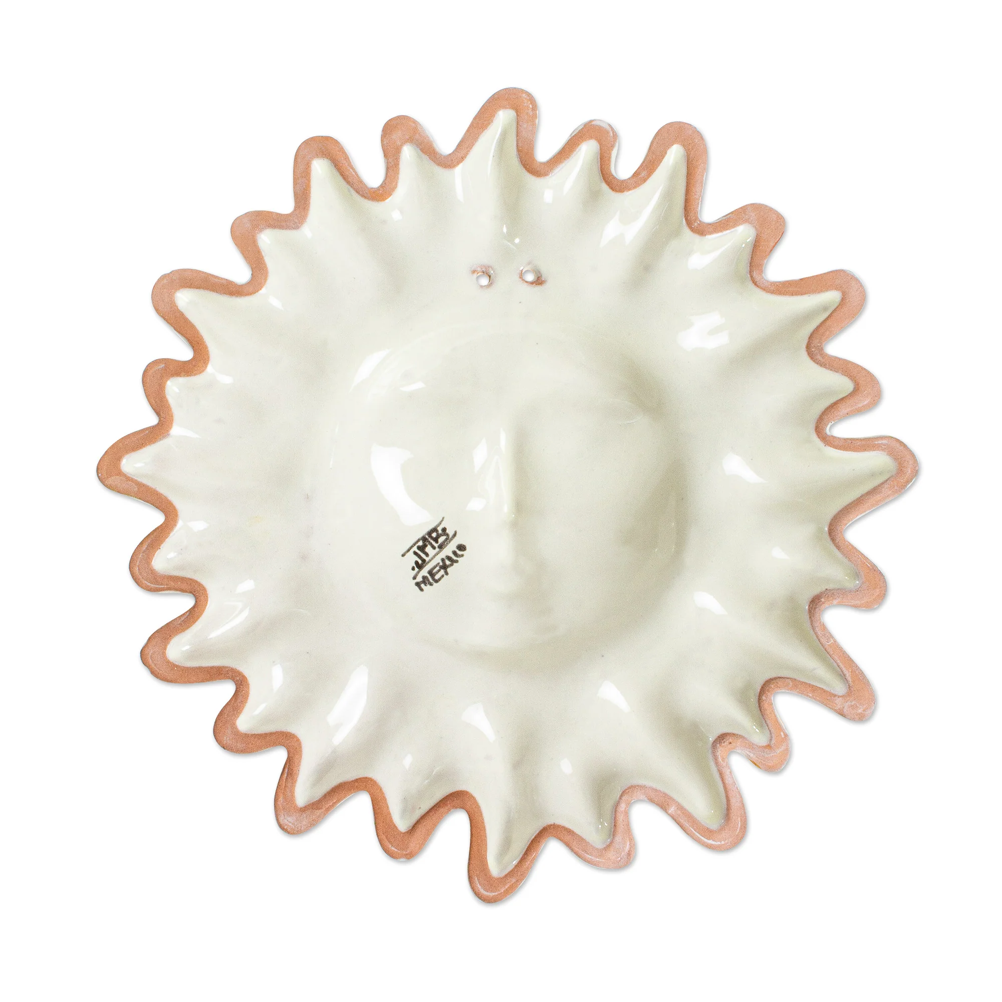 Glorious Sun Hand Painted Ceramic Sun Wall Accent - Image 4