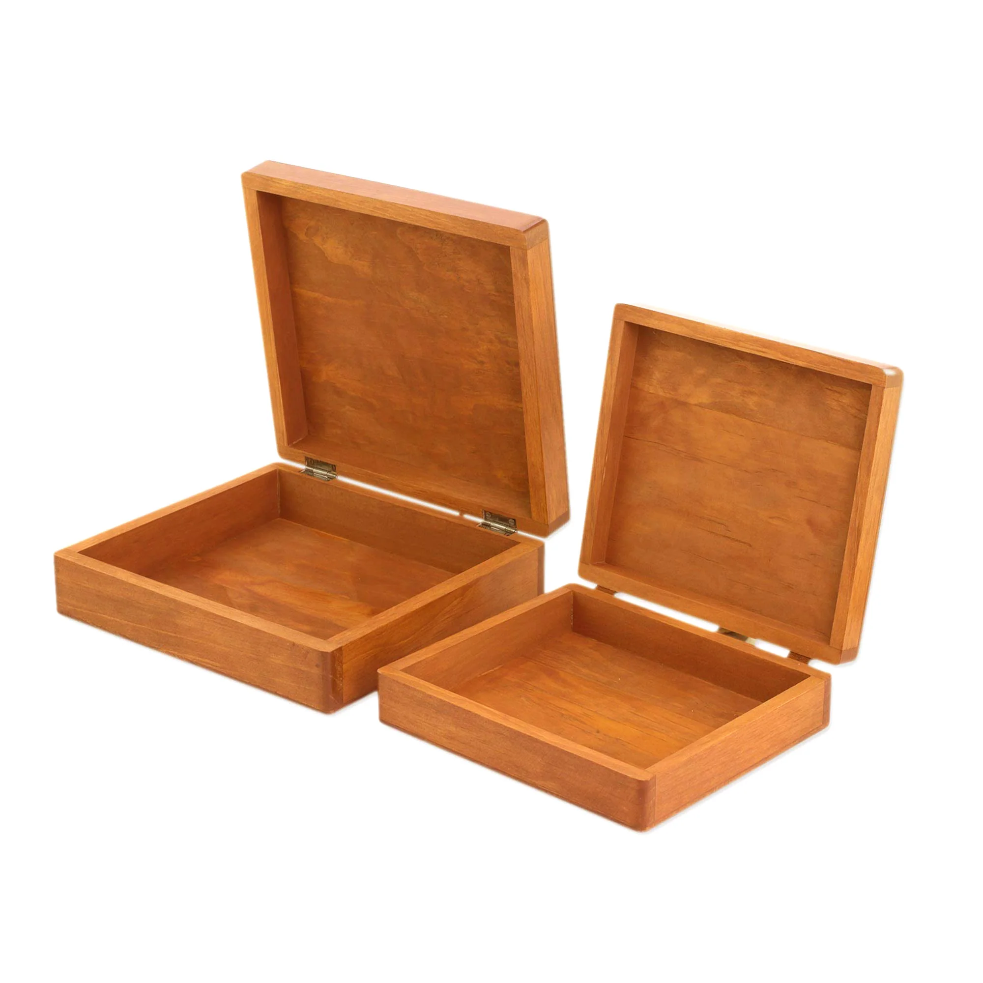 Glorious Tree Square Pinewood Flowering Tree Decorative Boxes (Pair) - Image 3