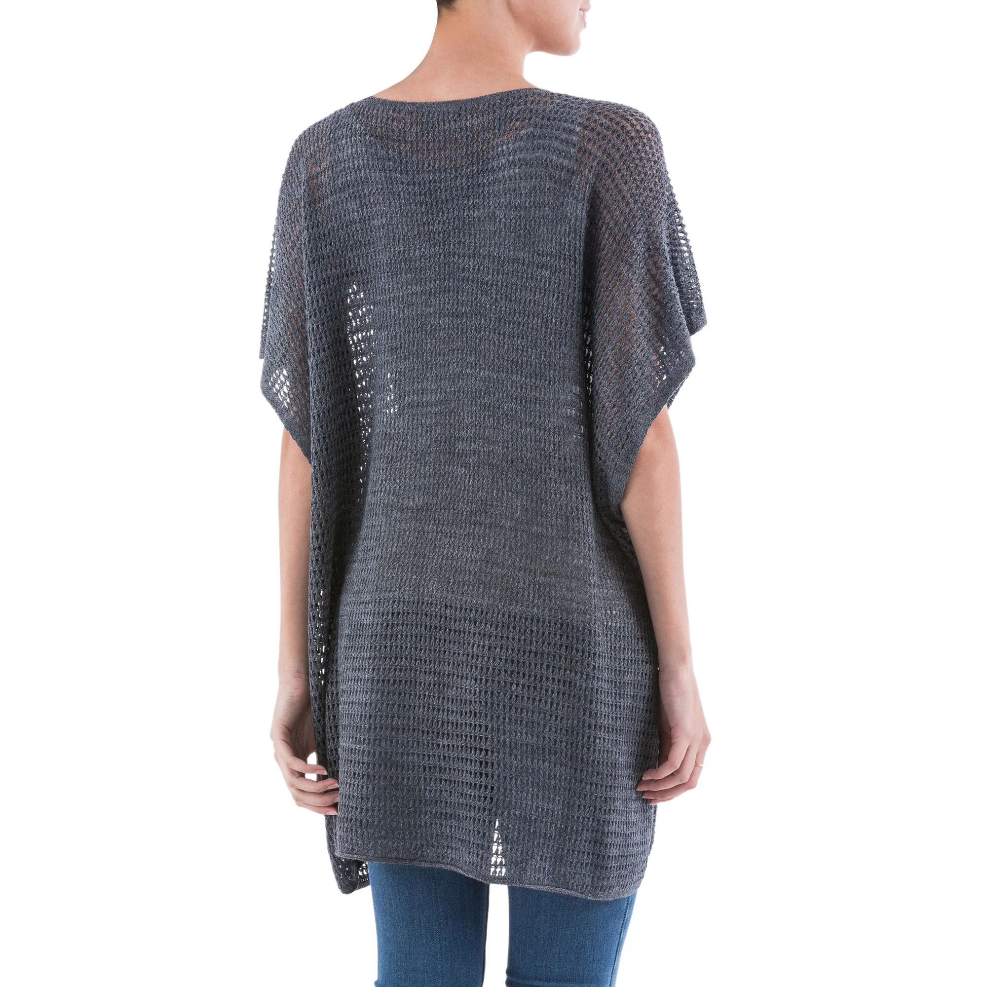 Grey Dreamcatcher Knit Tunic - Image 3