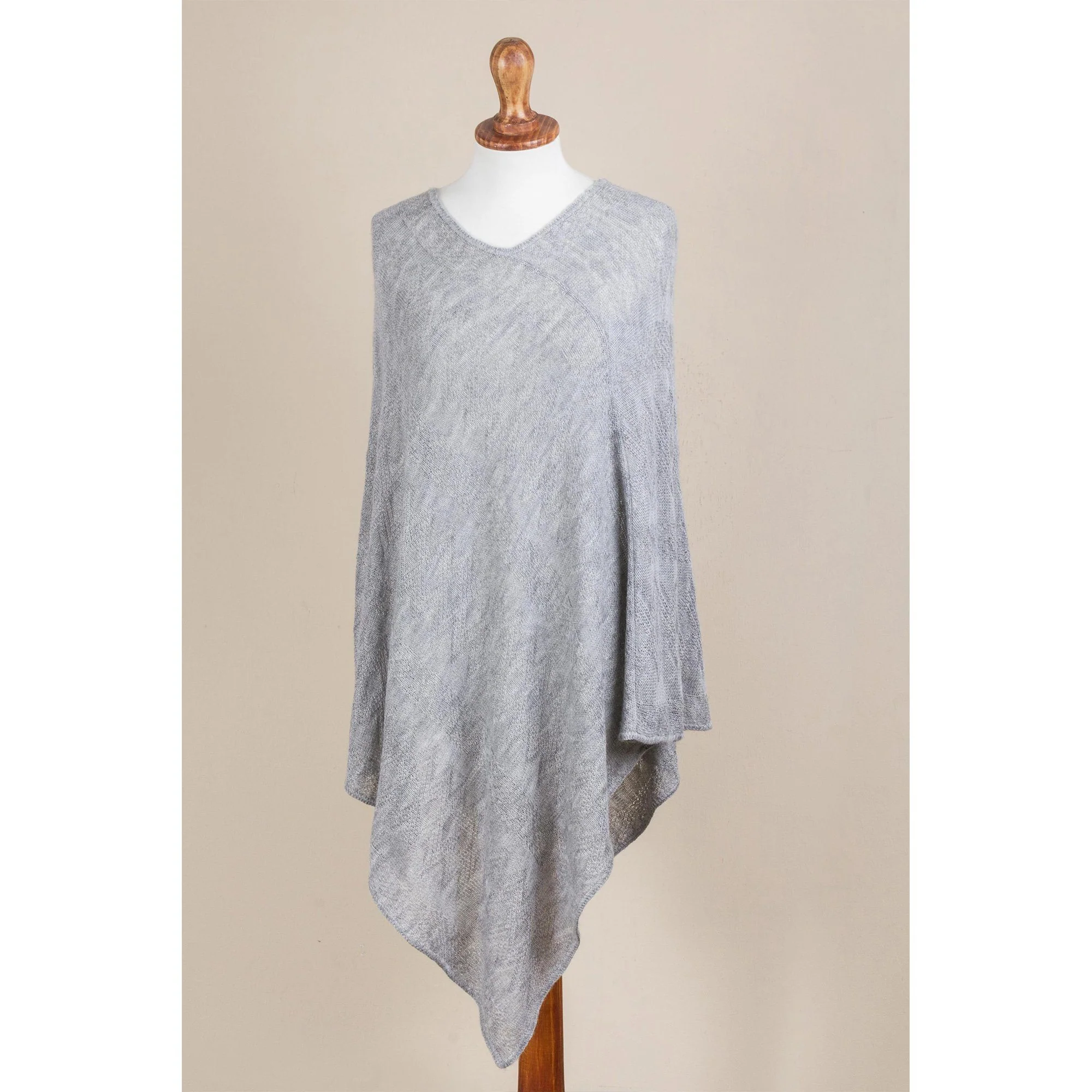 Grey Tulip Petal Poncho - Image 4
