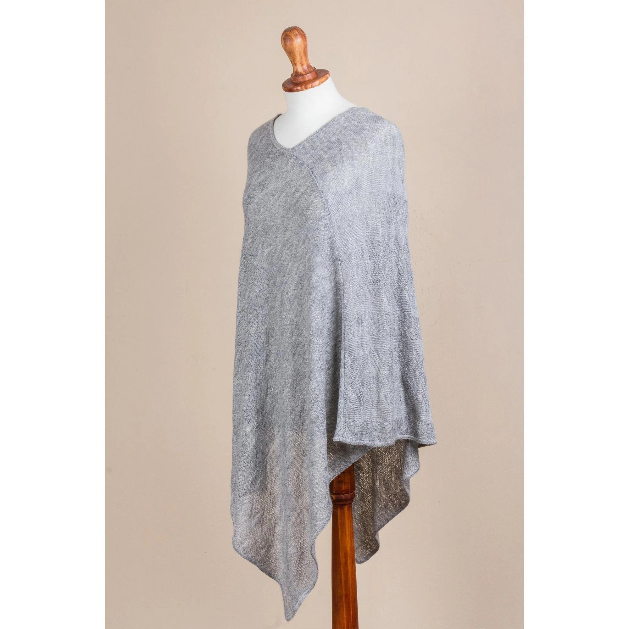 Grey Tulip Petal Poncho - Image 5