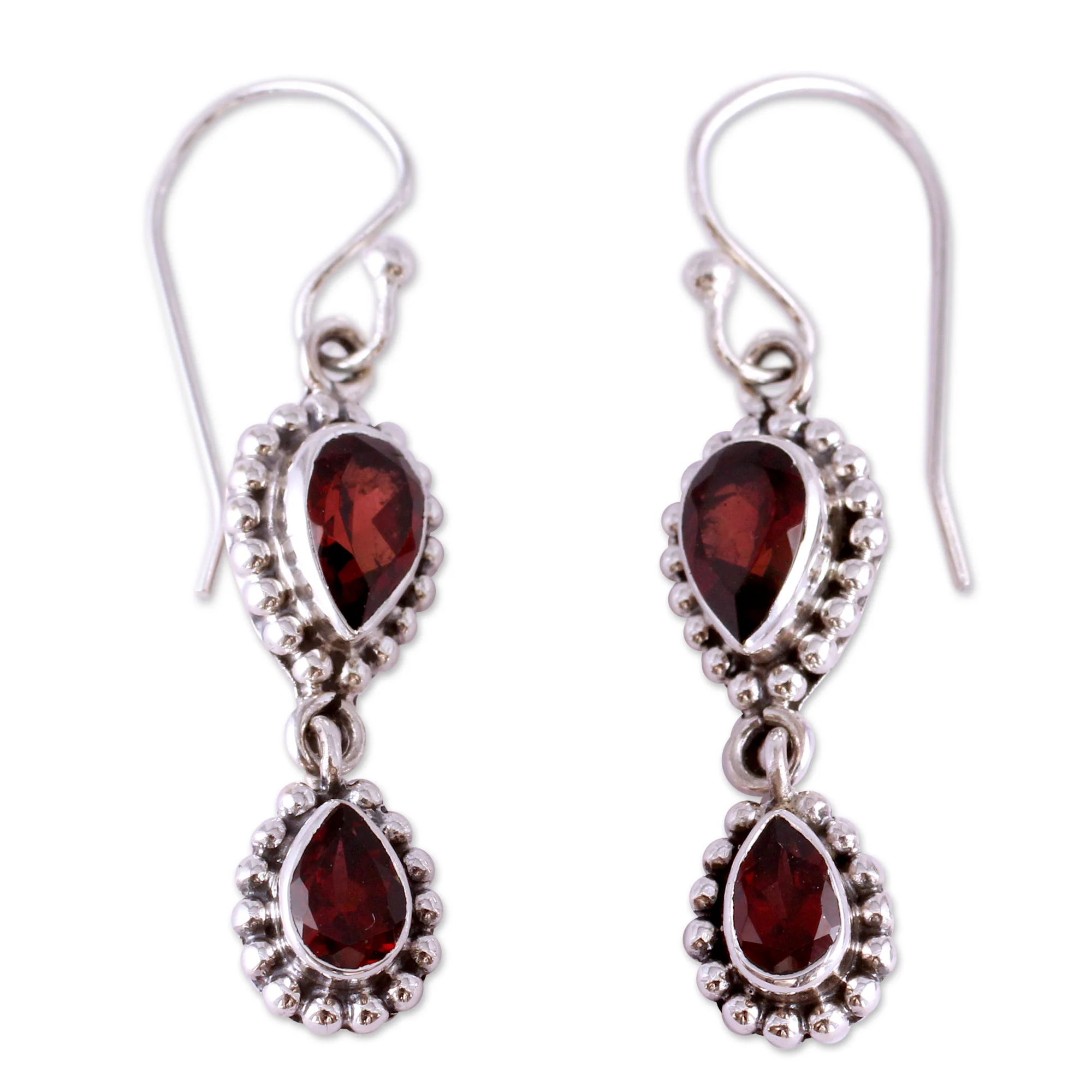 Halo of Beauty Teardrop Earrings - Image 2