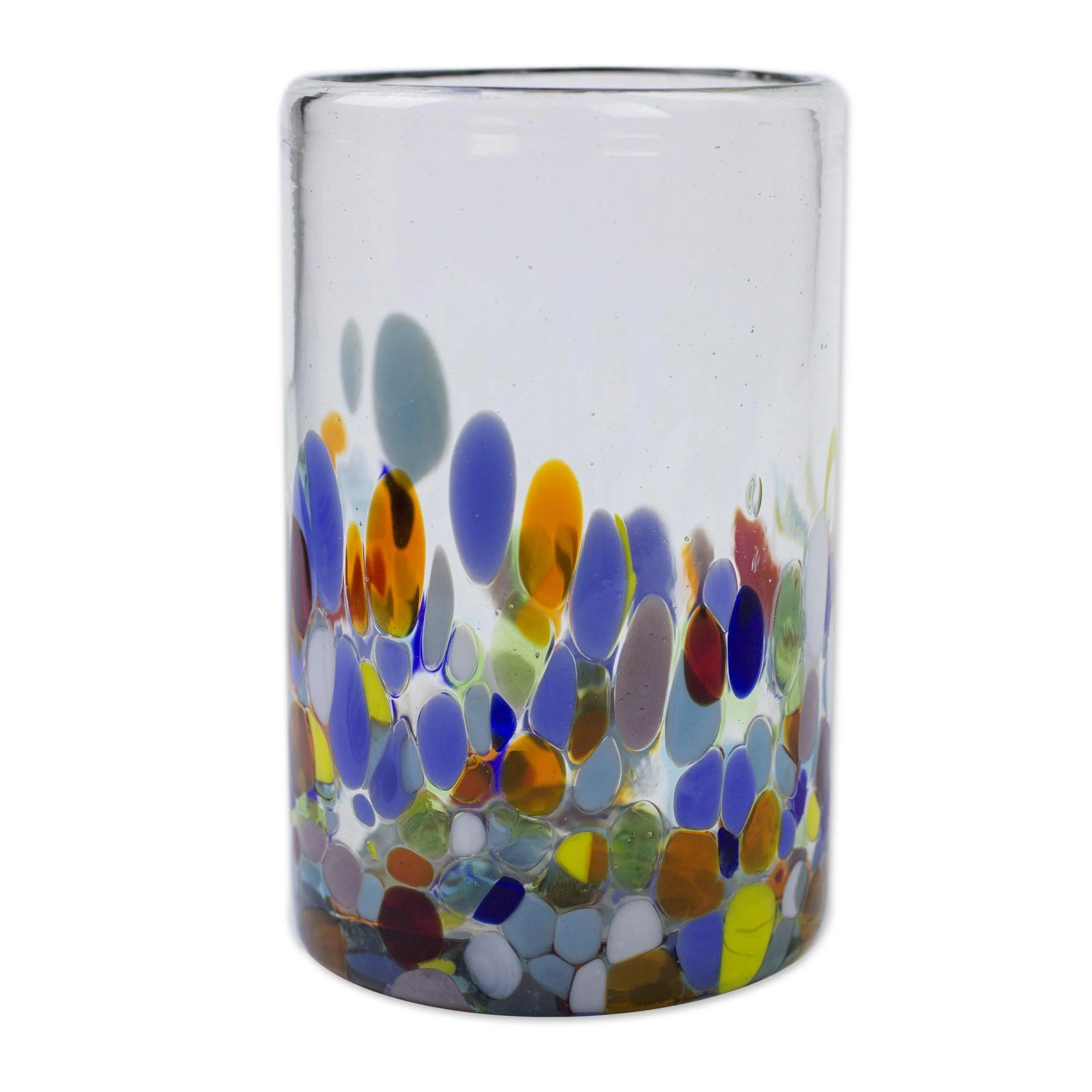 Hand-Blown Confetti Water Glass - Set of 6 - Image 3