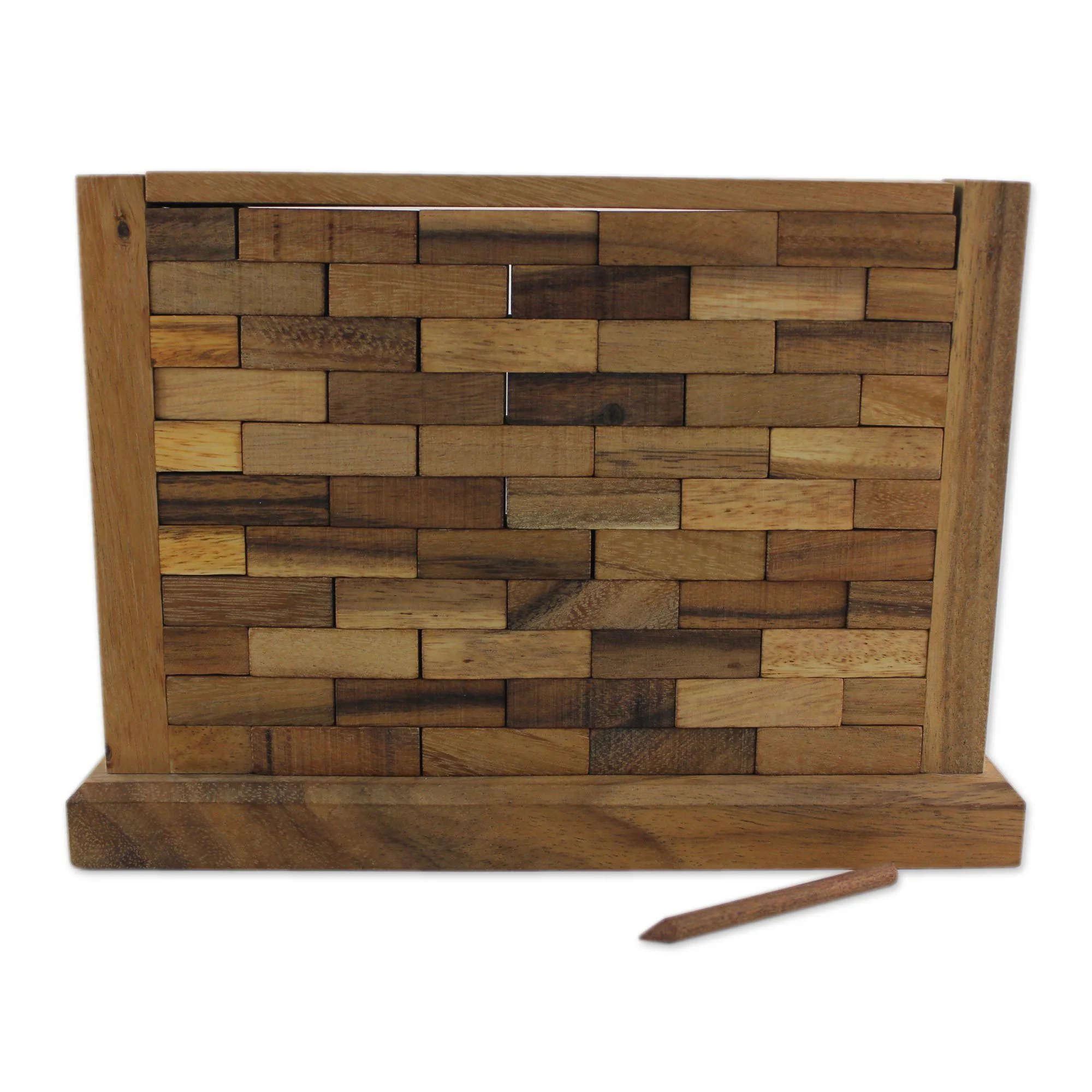 Handcrafted Stacking Wall Wooden Game - Image 2