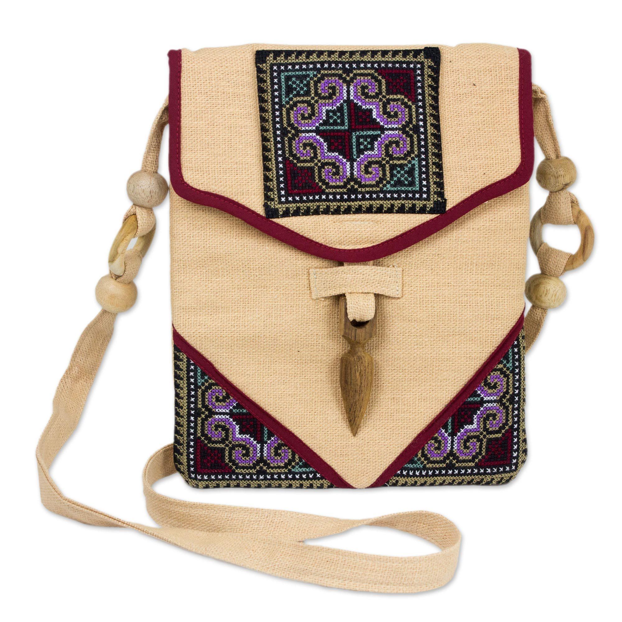 Handmade Hemp Shoulder Bag - Image 2