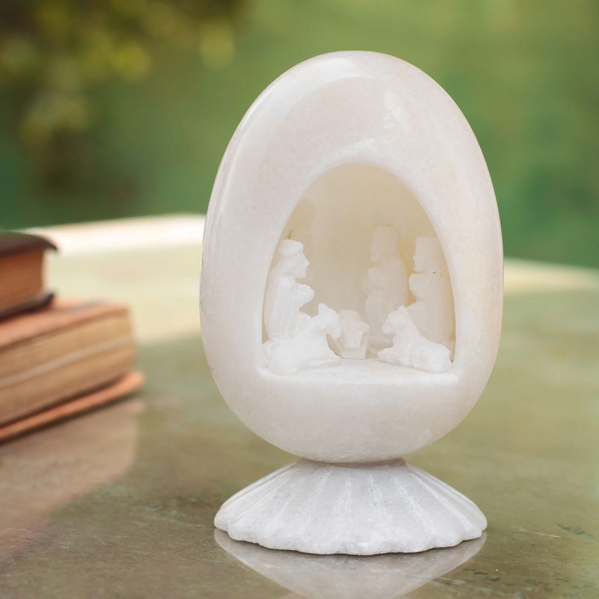 Handmade Huamanga Stone Nativity