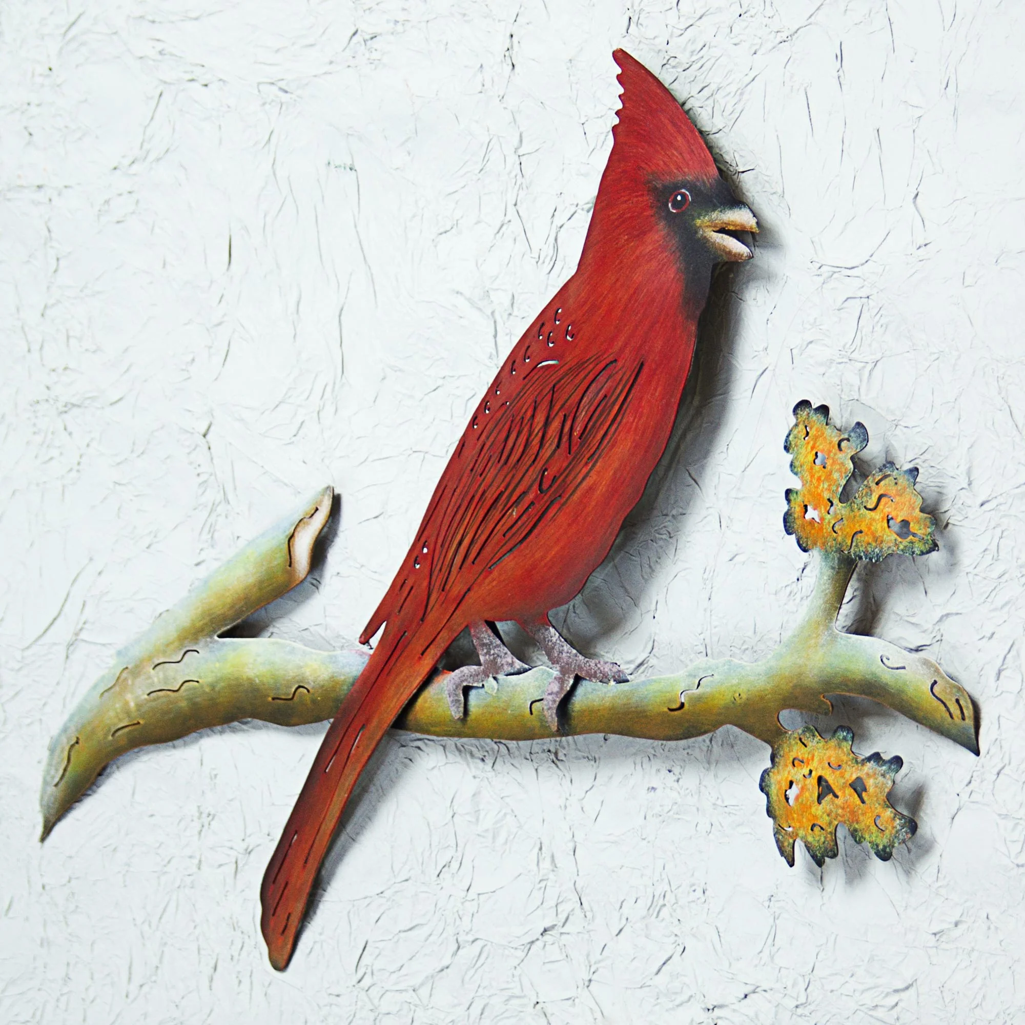 Happy Cardinal Steel Wall Art - Image 3