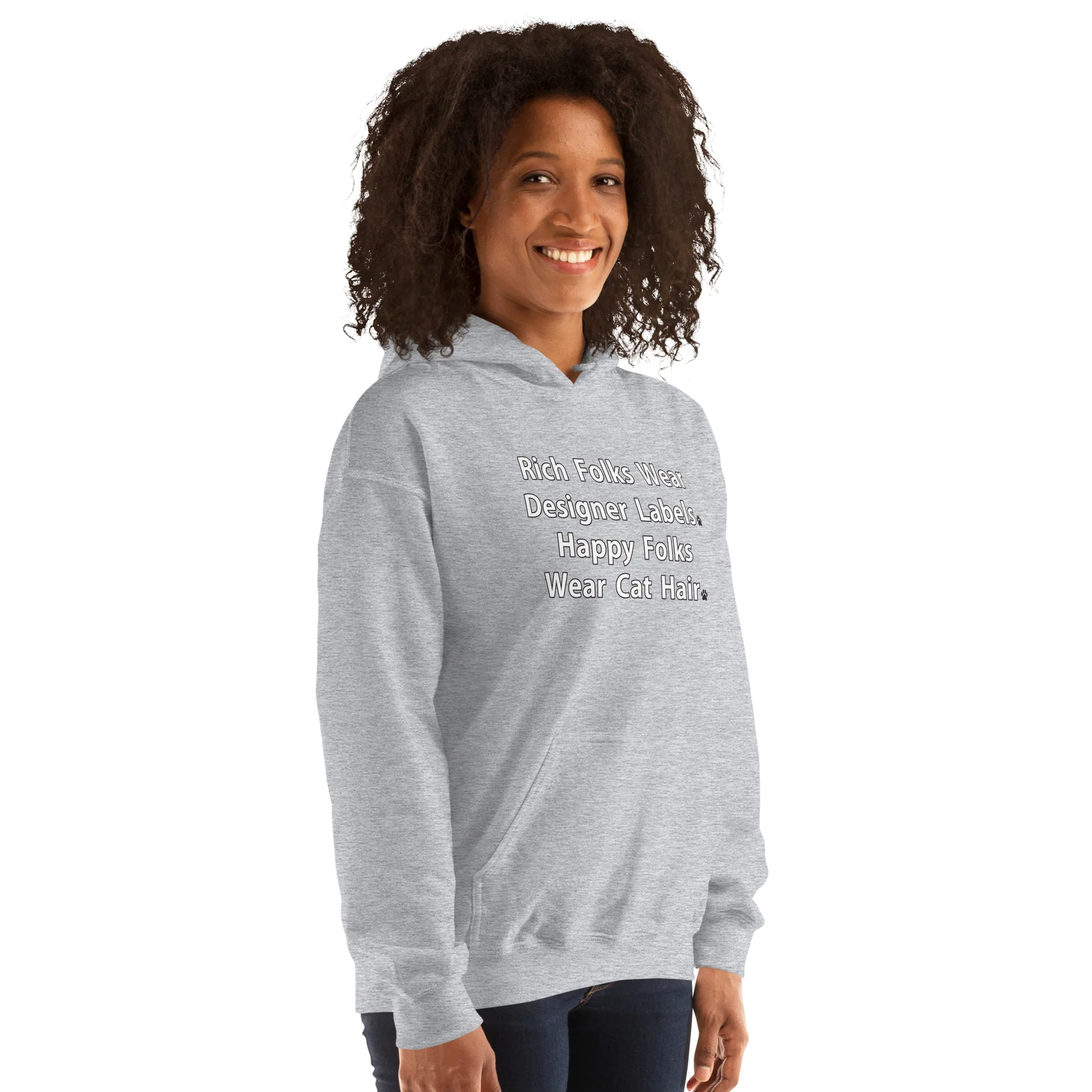 Happy Folks Wear Cat Hair Hoodie - Image 2