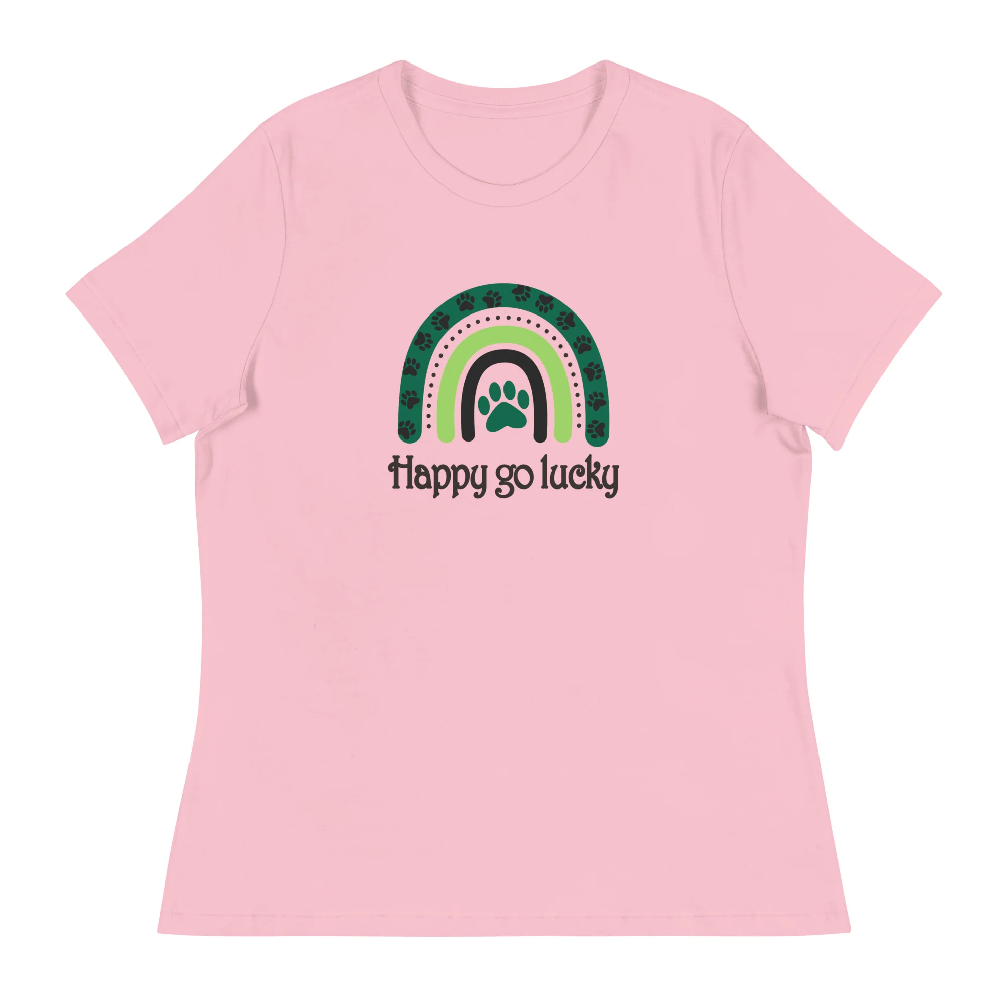 Happy Go Lucky Women's Relaxed T-Shirt - Image 7