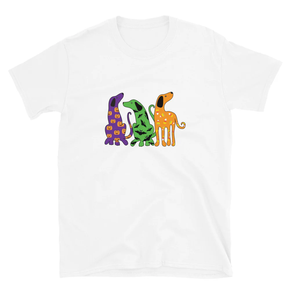 Happy Halloween Dogs T-Shirt - Image 5