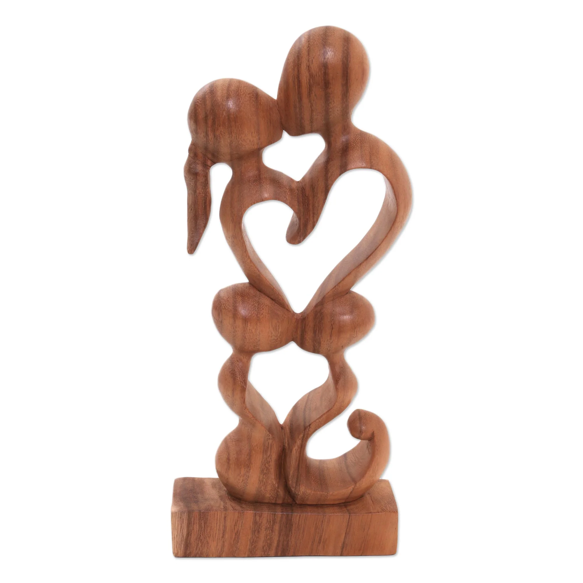 Harmony Romantic Suar Wood Sculpture - Image 2